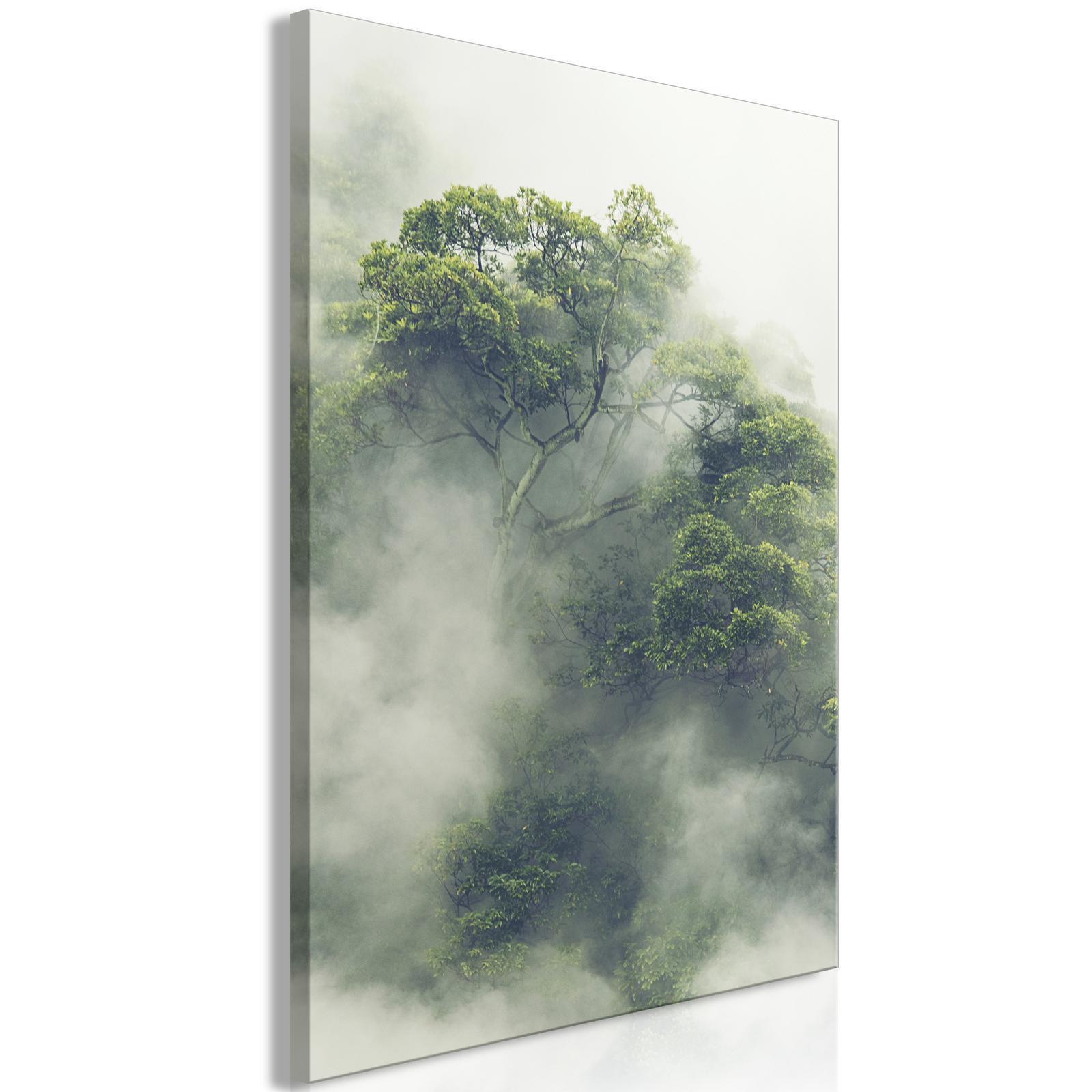 Canvas Tavla - Foggy Amazon Vertical-Tavlor-Artgeist-peaceofhome.se
