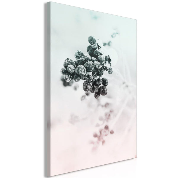 Canvas Tavla - Frozen Twig Vertical-Tavla Canvas-Artgeist-40x60-peaceofhome.se