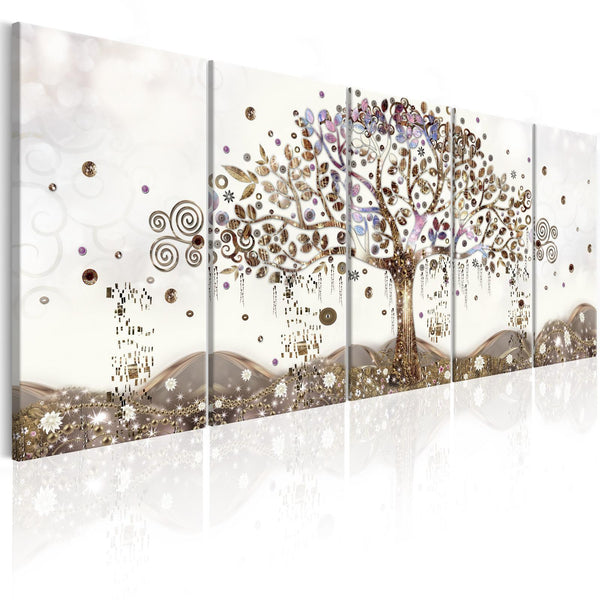 Canvas Tavla - Geometric Tree-Tavlor-Artgeist-peaceofhome.se