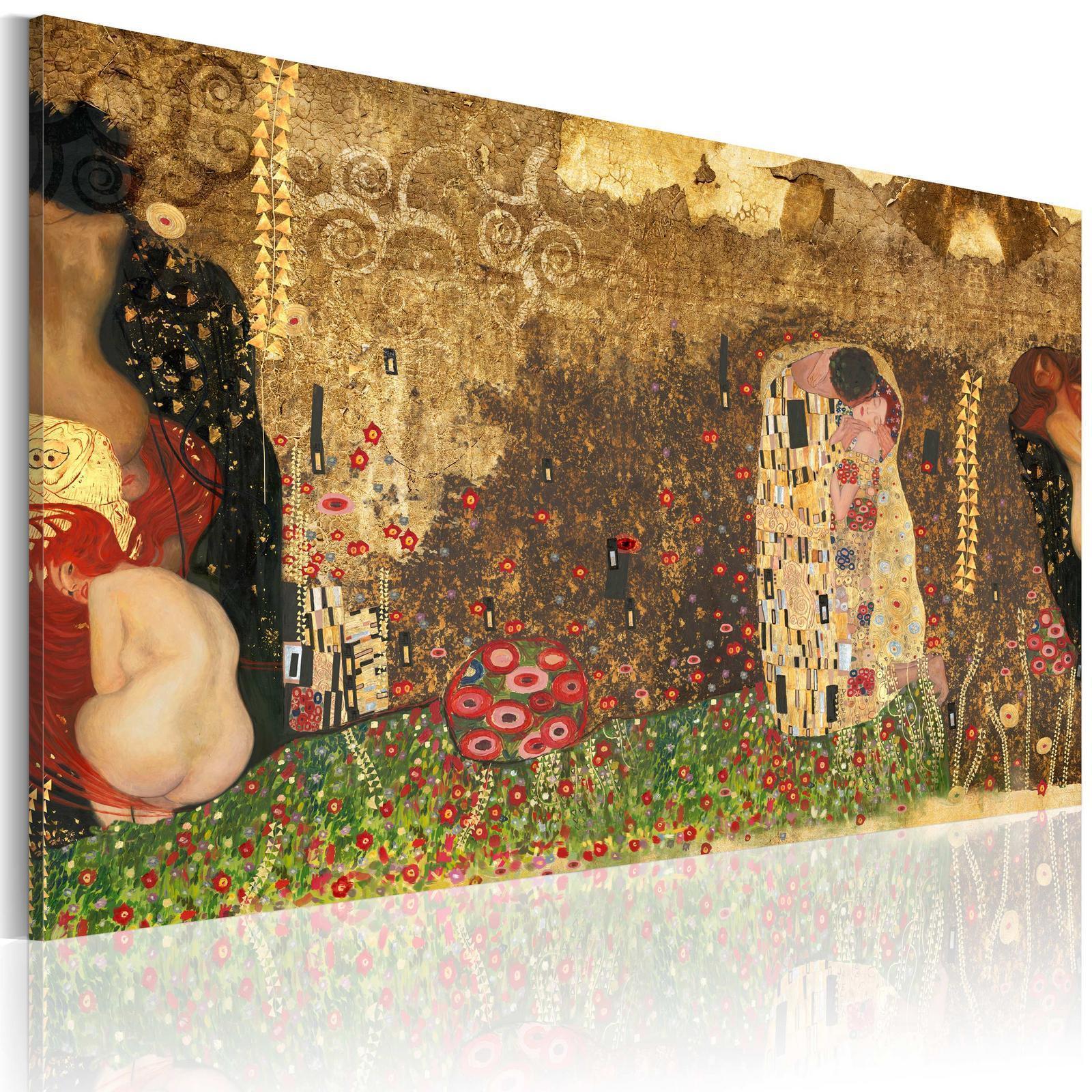 Canvas Tavla - Gustav Klimt - inspiration-Tavlor-Artgeist-peaceofhome.se
