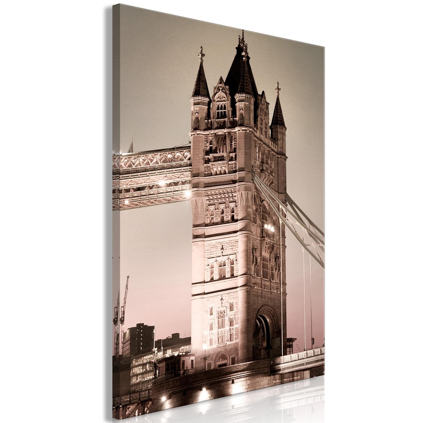 Canvas Tavla - London Bridge Vertical-Tavla Canvas-Artgeist-40x60-peaceofhome.se
