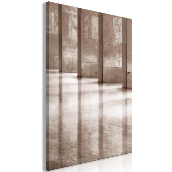 Canvas Tavla - Luminous Corridor Vertical-Tavla Canvas-Artgeist-40x60-peaceofhome.se
