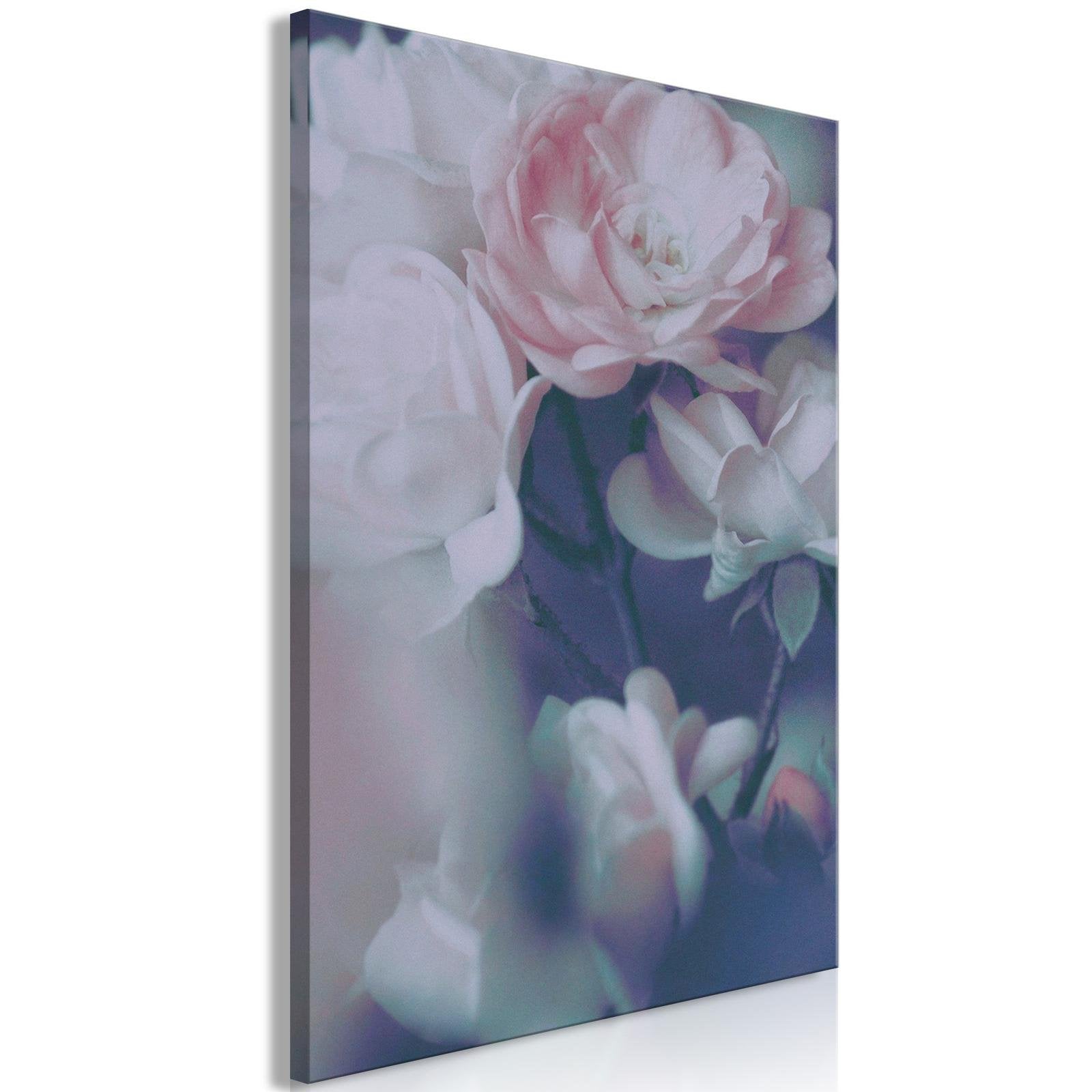 Canvas Tavla - Morning Roses Vertical-Tavla Canvas-Artgeist-40x60-peaceofhome.se