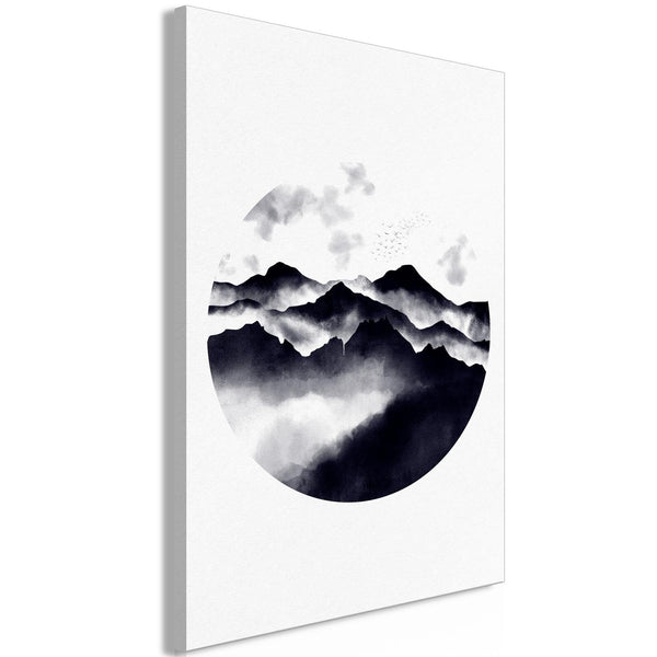 Canvas Tavla - Mountain Landscape Vertical-Tavla Canvas-Artgeist-40x60-peaceofhome.se