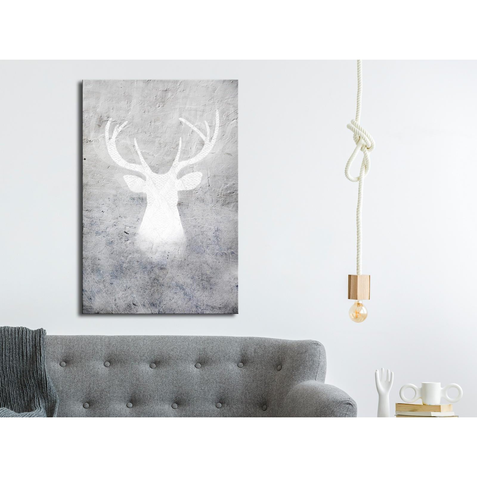 Canvas Tavla - Noble Elk Vertical-Tavlor-Artgeist-peaceofhome.se
