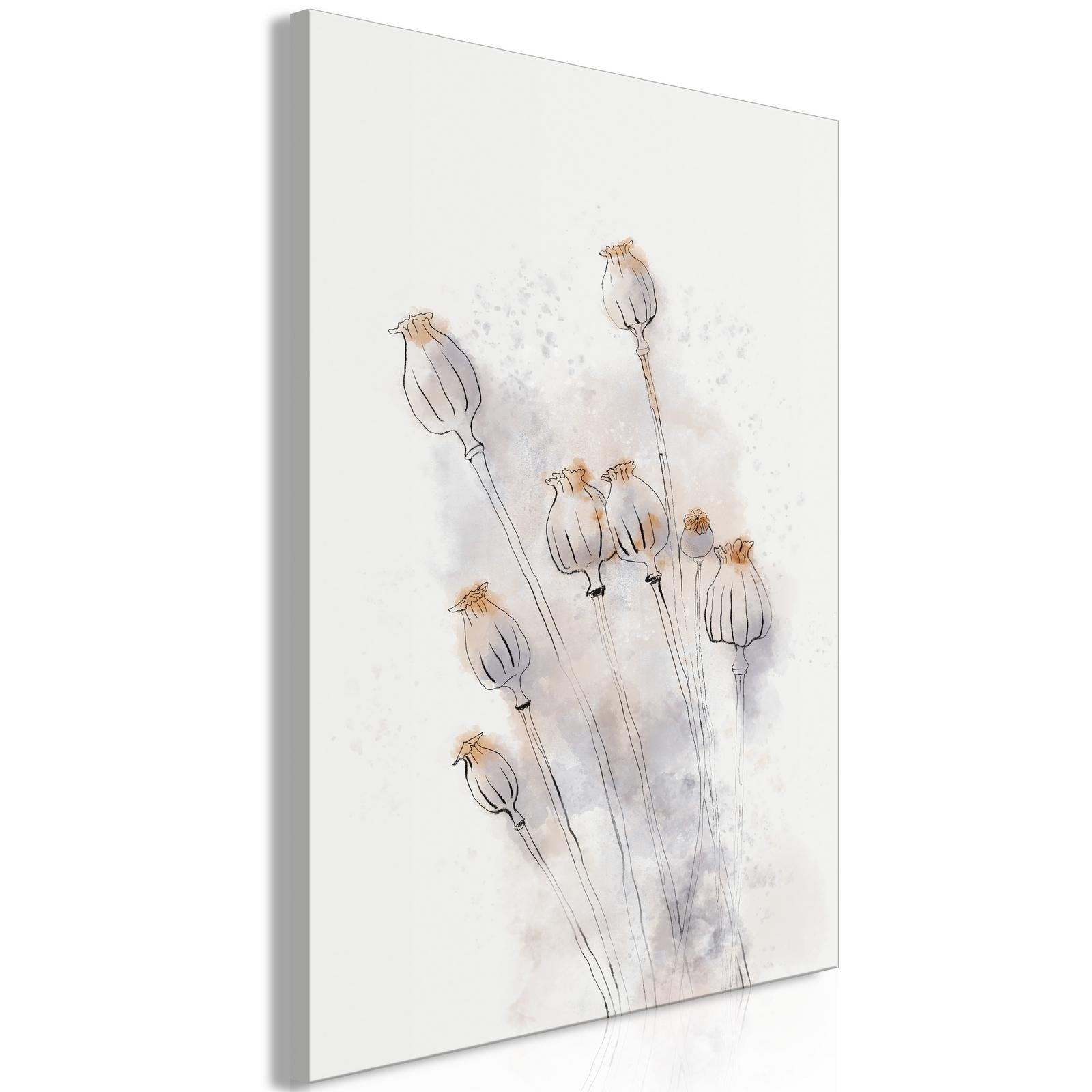 Canvas Tavla - Peaceful Poppies Vertical-Tavla Canvas-Artgeist-40x60-peaceofhome.se
