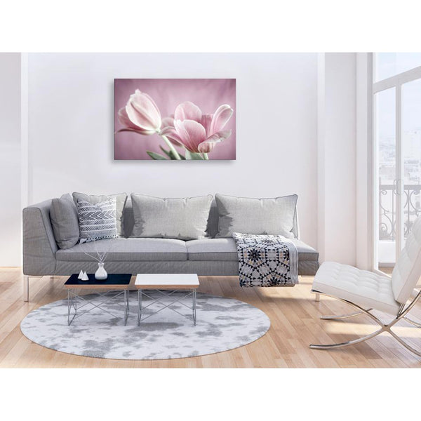 Canvas Tavla - Romantic Tulips-Tavlor-Artgeist-peaceofhome.se