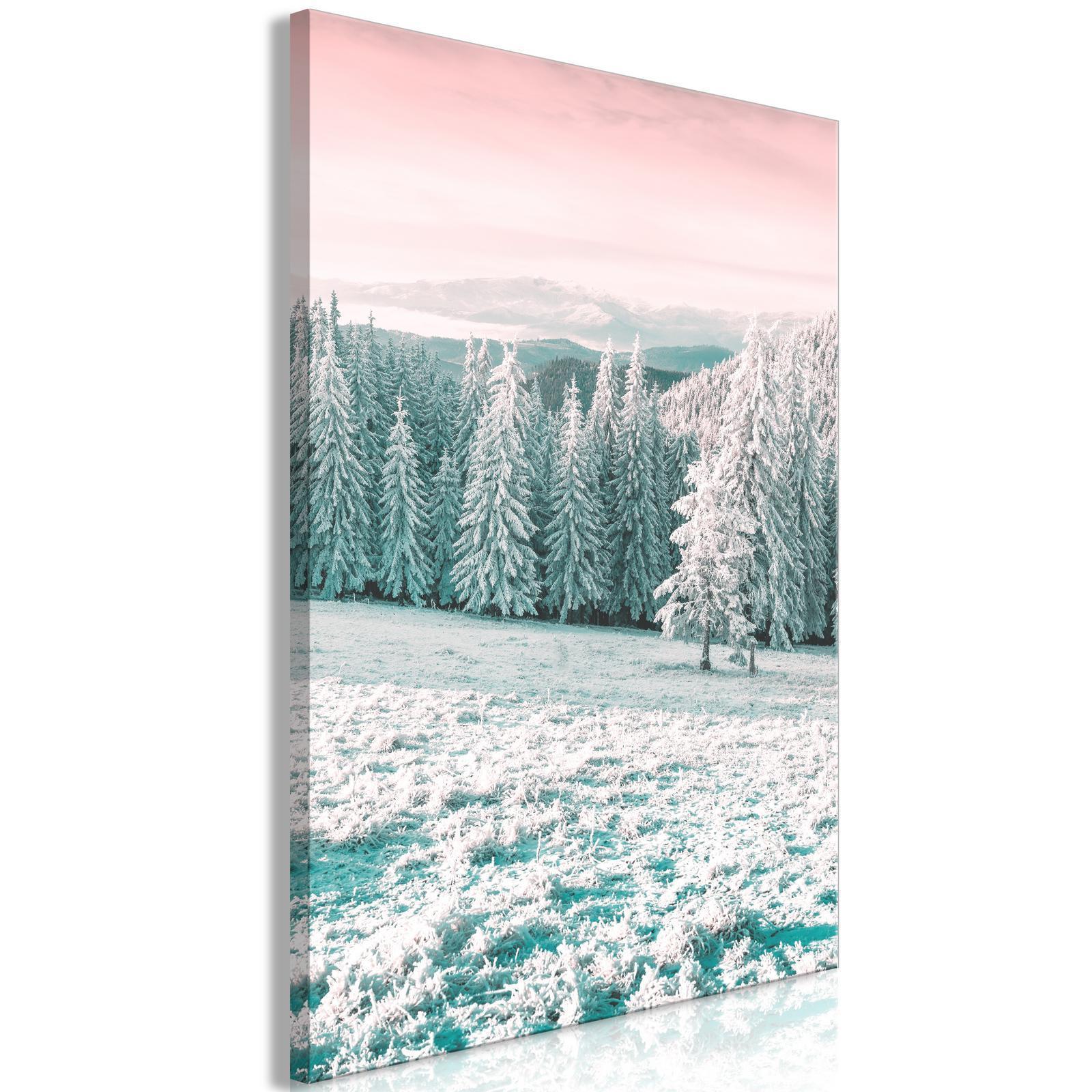 Canvas Tavla - Severe Winter Vertical-Tavlor-Artgeist-peaceofhome.se