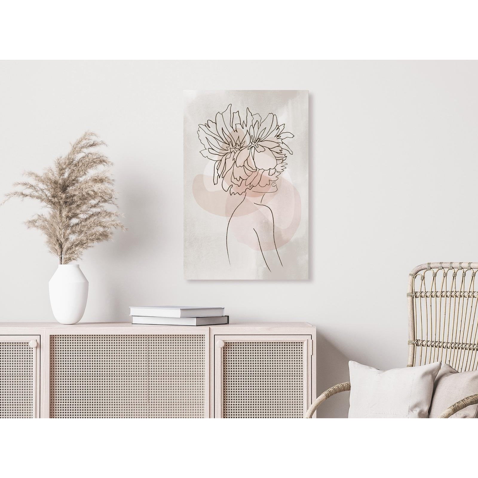 Canvas Tavla - Sophie's Flowers Vertical-Tavla Canvas-Artgeist-40x60-peaceofhome.se