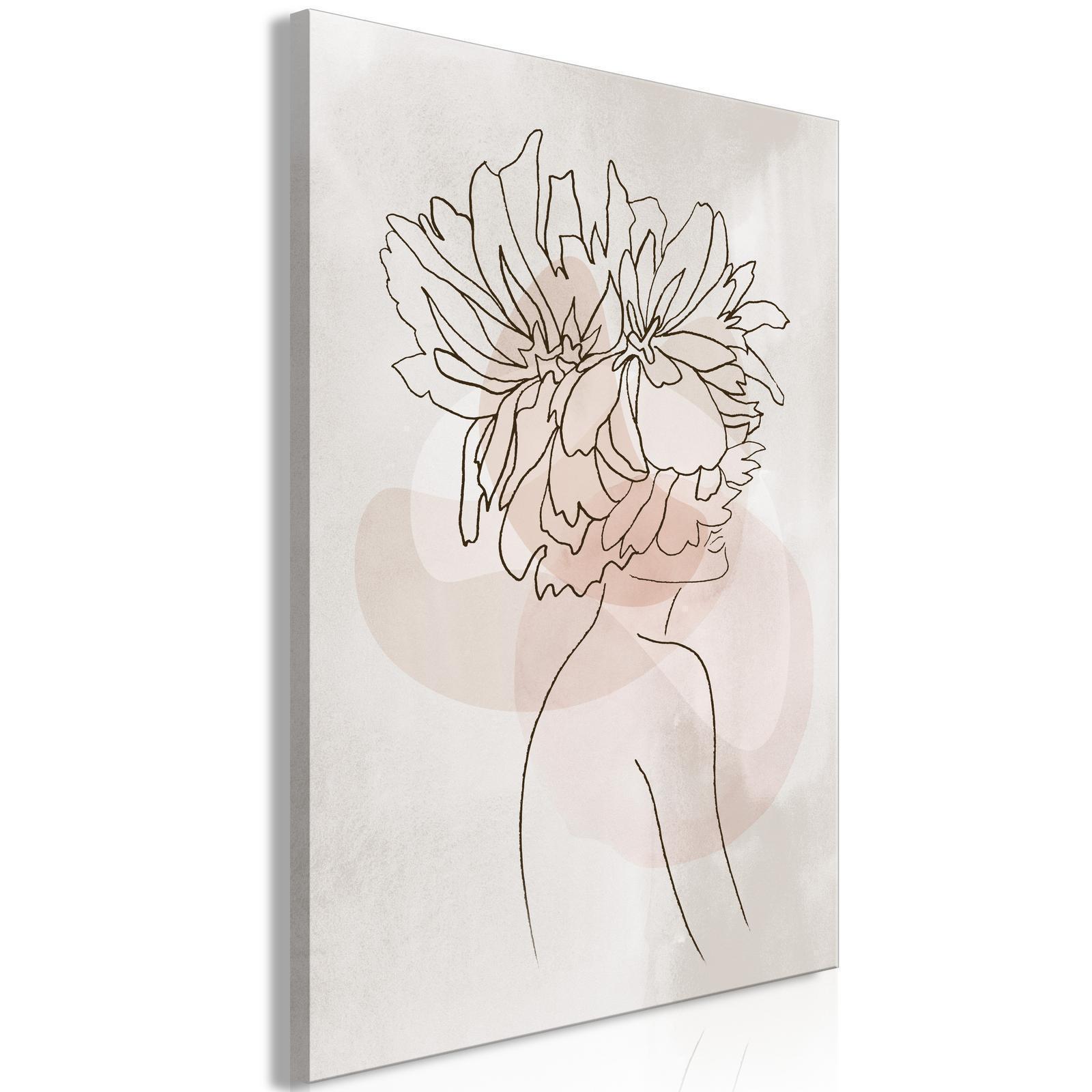 Canvas Tavla - Sophie's Flowers Vertical-Tavlor-Artgeist-peaceofhome.se