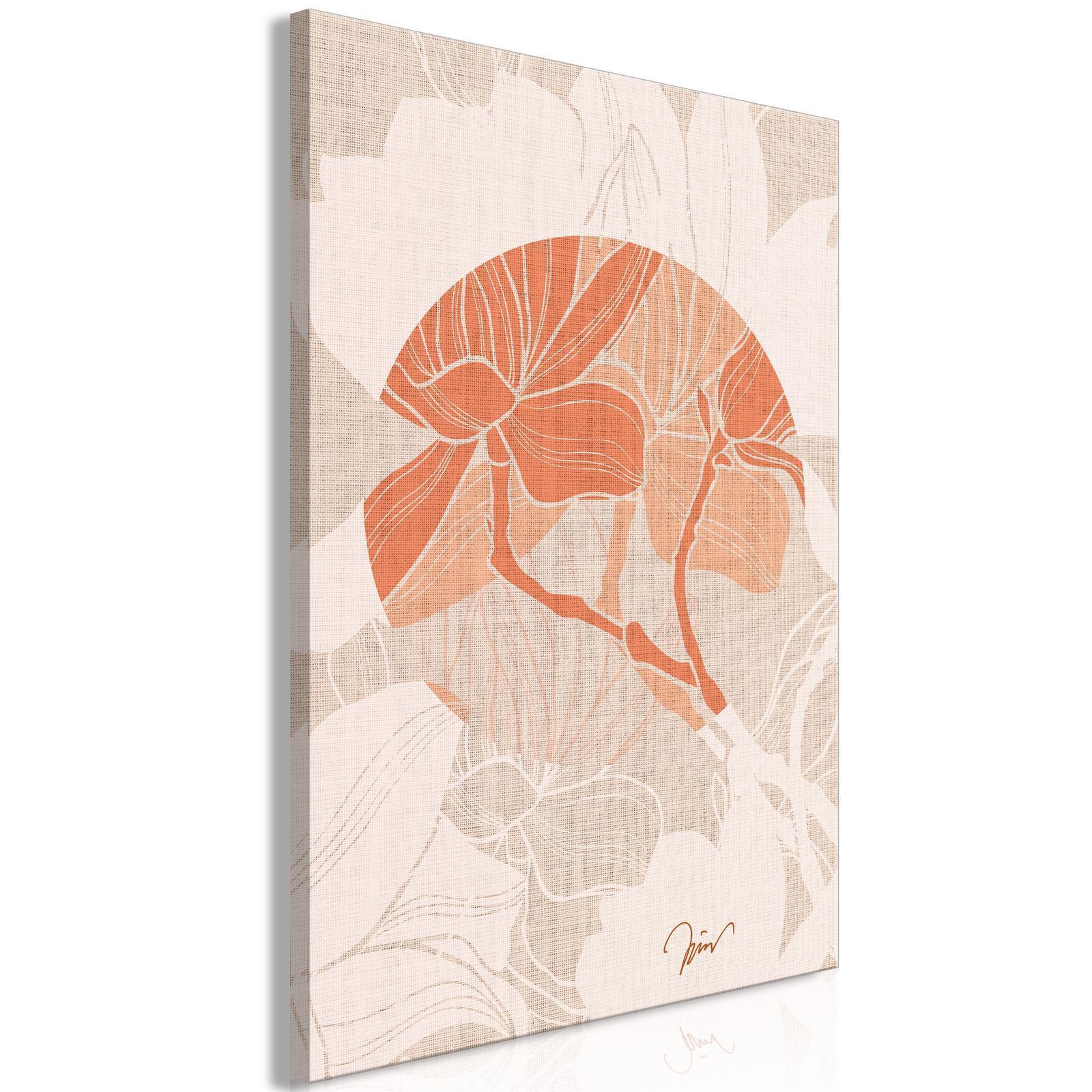 Canvas Tavla - Stylish Magnolia Vertical-Tavlor-Artgeist-peaceofhome.se