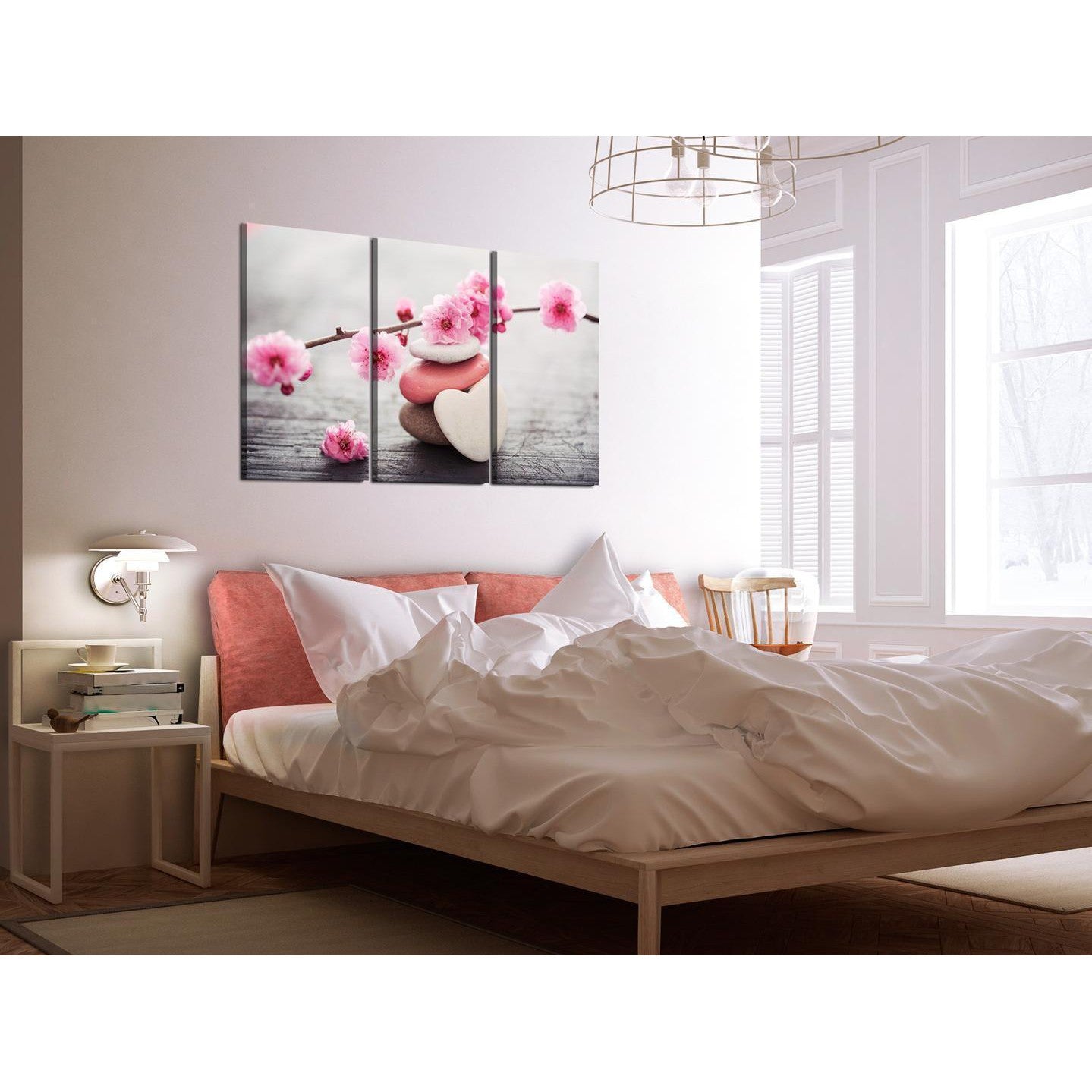 Canvas Tavla - Zen: Cherry Blossoms II-Tavlor-Artgeist-peaceofhome.se