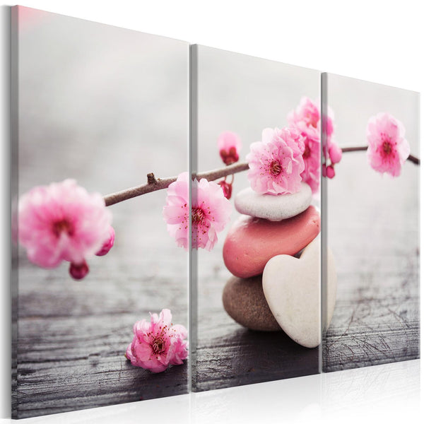 Canvas Tavla - Zen: Cherry Blossoms II-Tavlor-Artgeist-peaceofhome.se