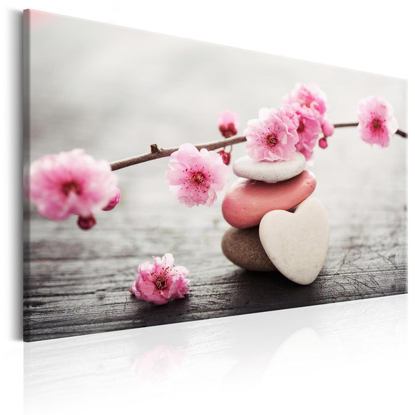 Canvas Tavla - Zen: Cherry Blossoms IV-Tavlor-Artgeist-peaceofhome.se