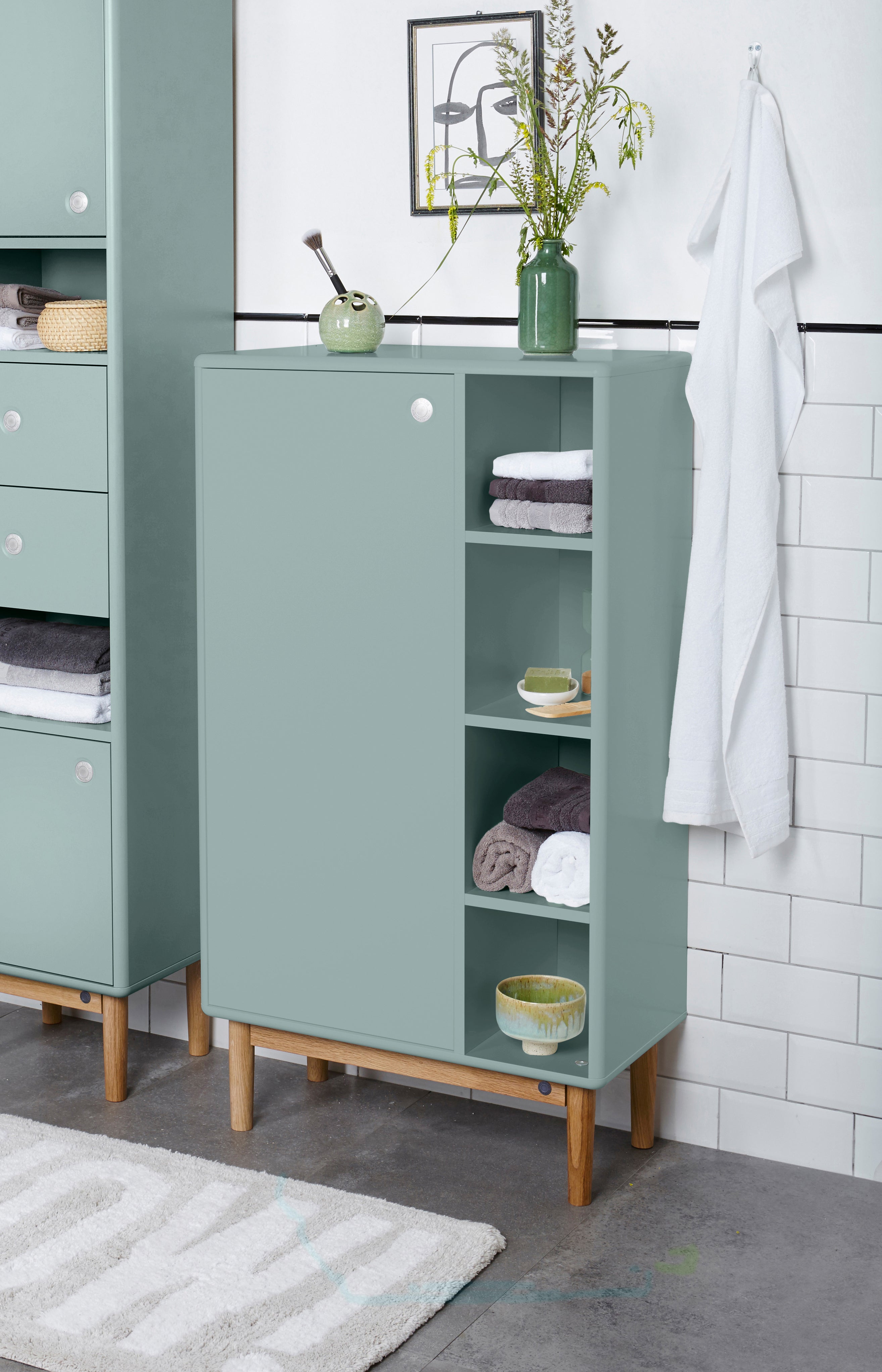 Color Bath Skåp 1 dörr, 4 fack-Badrumsmöbler-Tenzo-peaceofhome.se