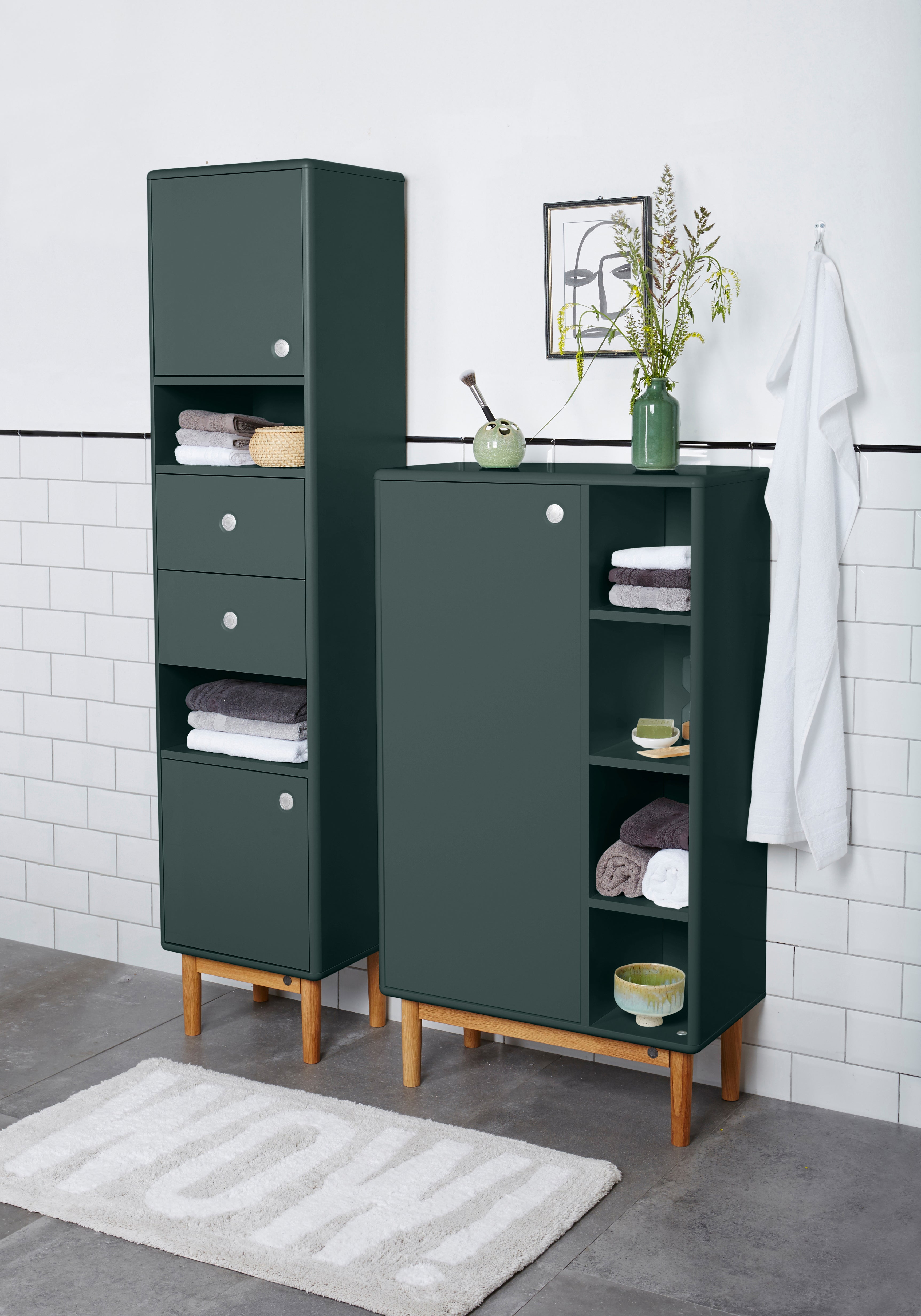 Color Bath Skåp 1 dörr, 4 fack-Badrumsmöbler-Tenzo-peaceofhome.se