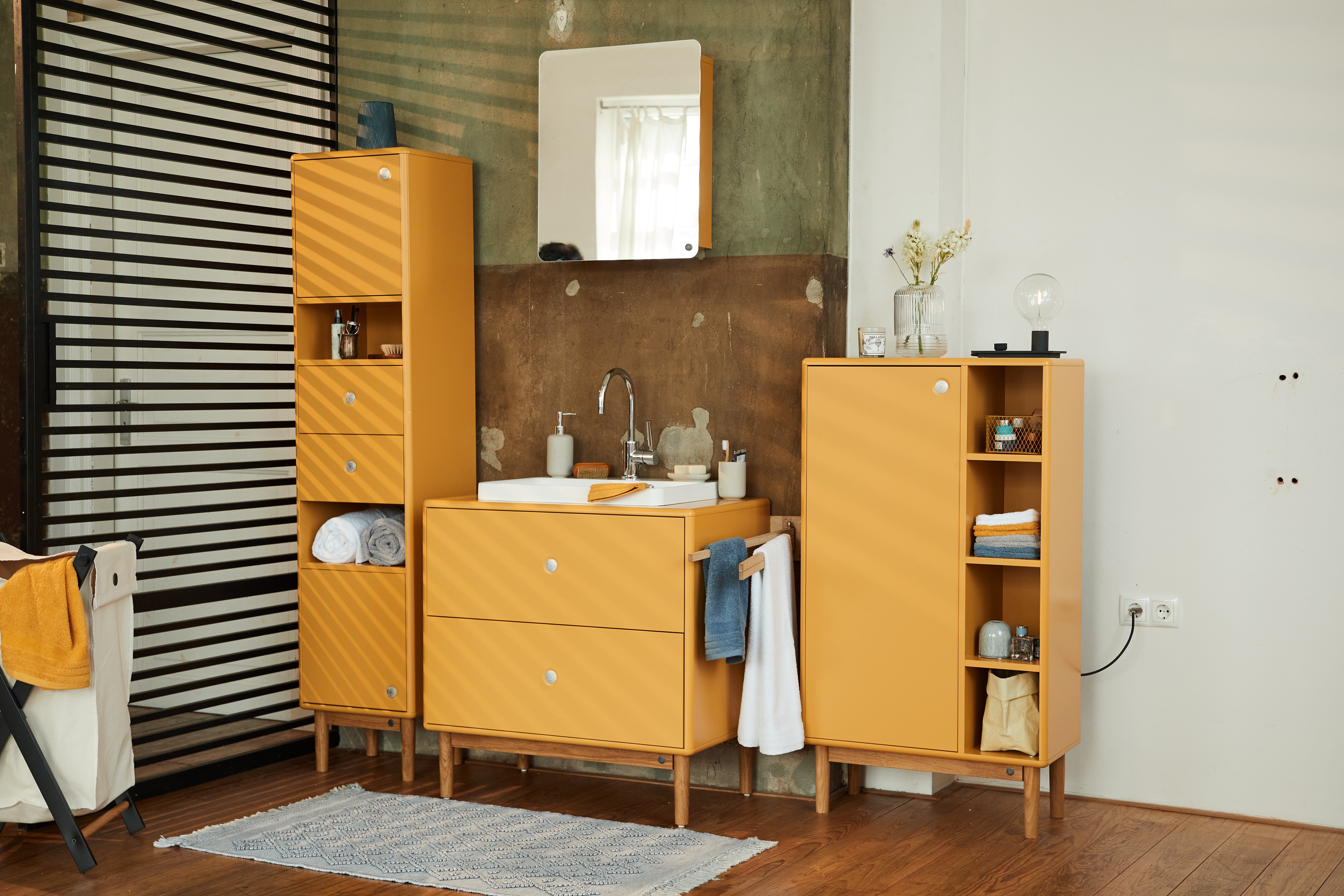 Color Bath Skåp 1 dörr, 4 fack-Badrumsmöbler-Tenzo-peaceofhome.se