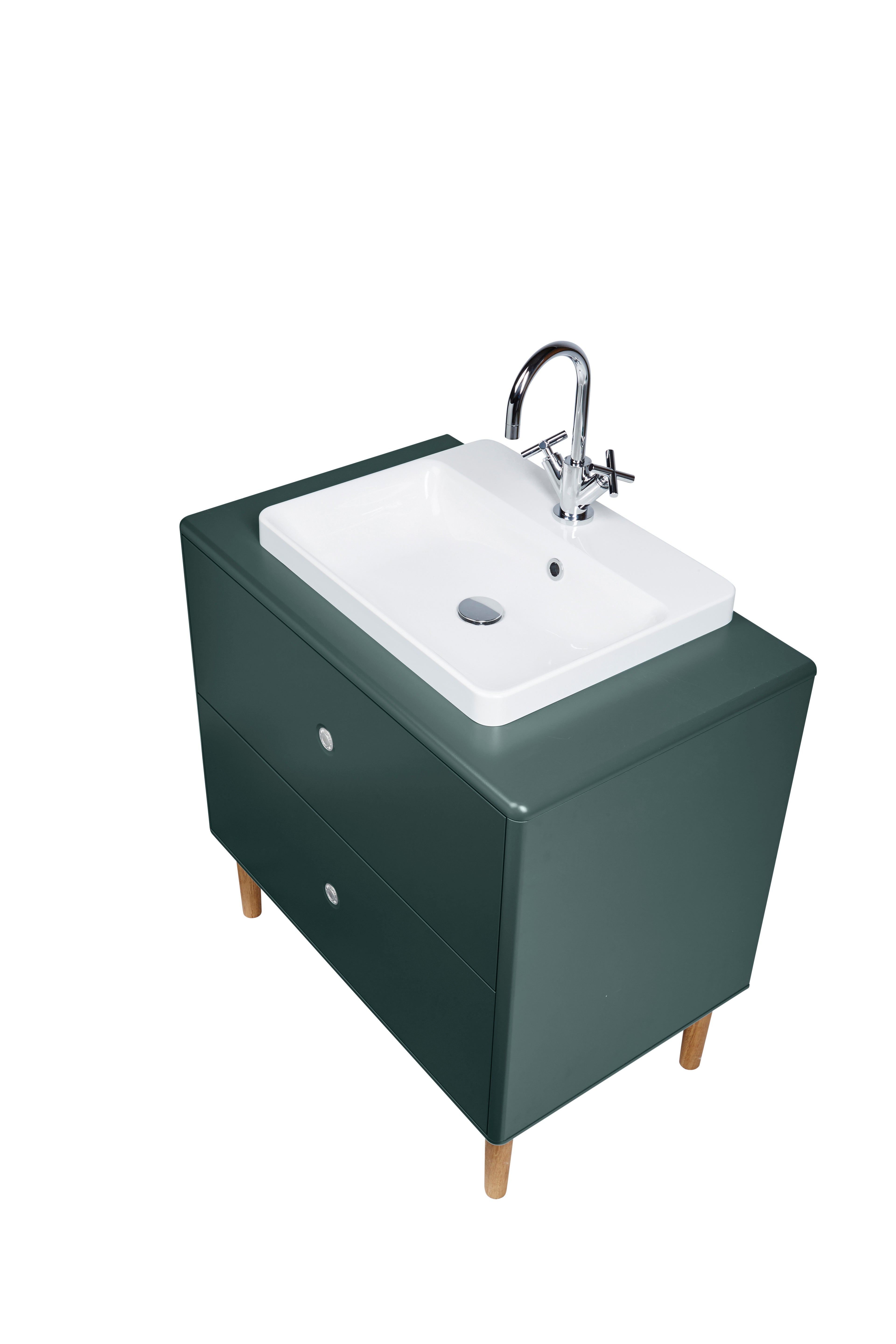 Color Bath Tvättställsbänk med tvättho, 2 lådor-Badrumsmöbler-Tenzo-peaceofhome.se