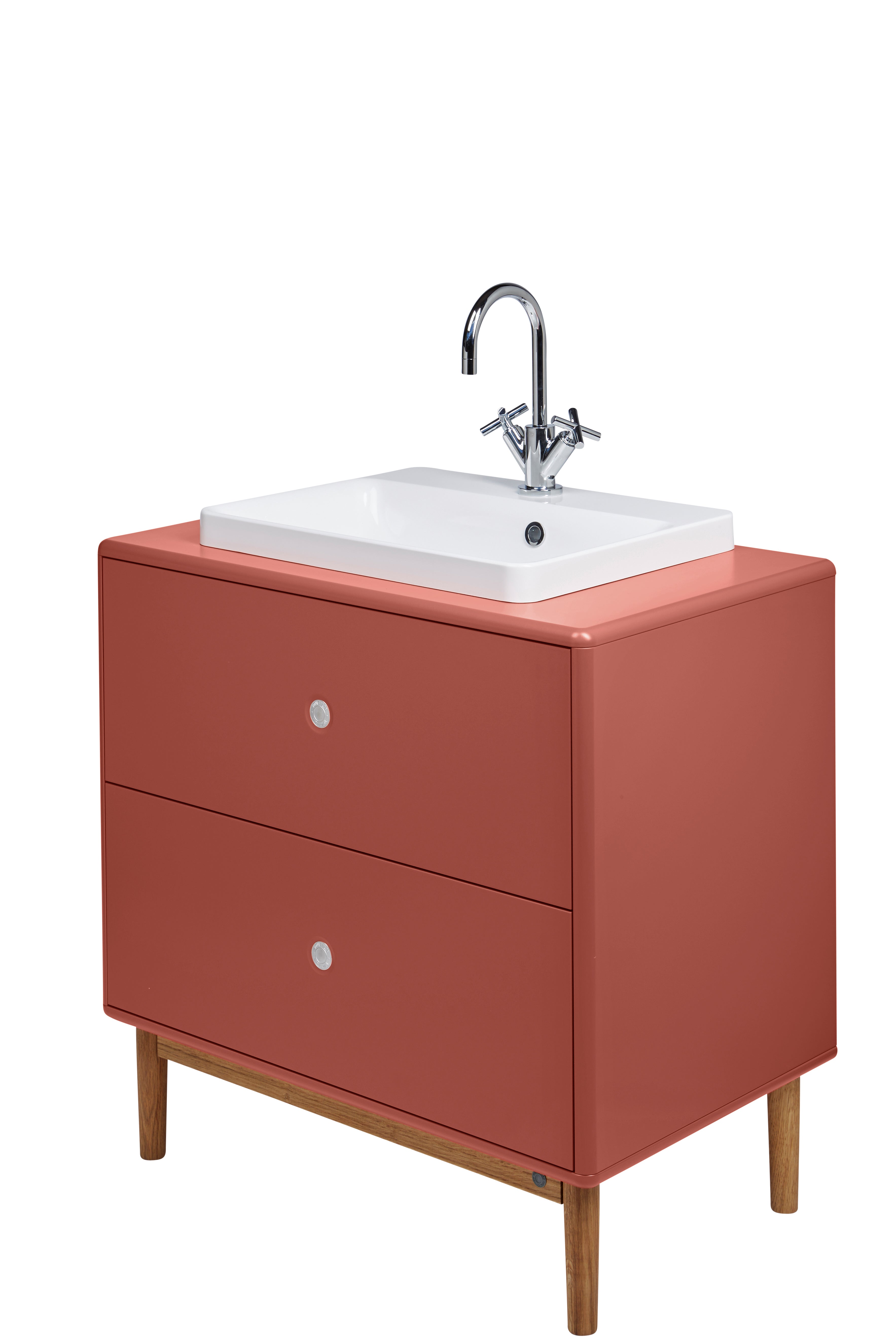 Color Bath Tvättställsbänk med tvättho, 2 lådor-Badrumsmöbler-Tenzo-peaceofhome.se