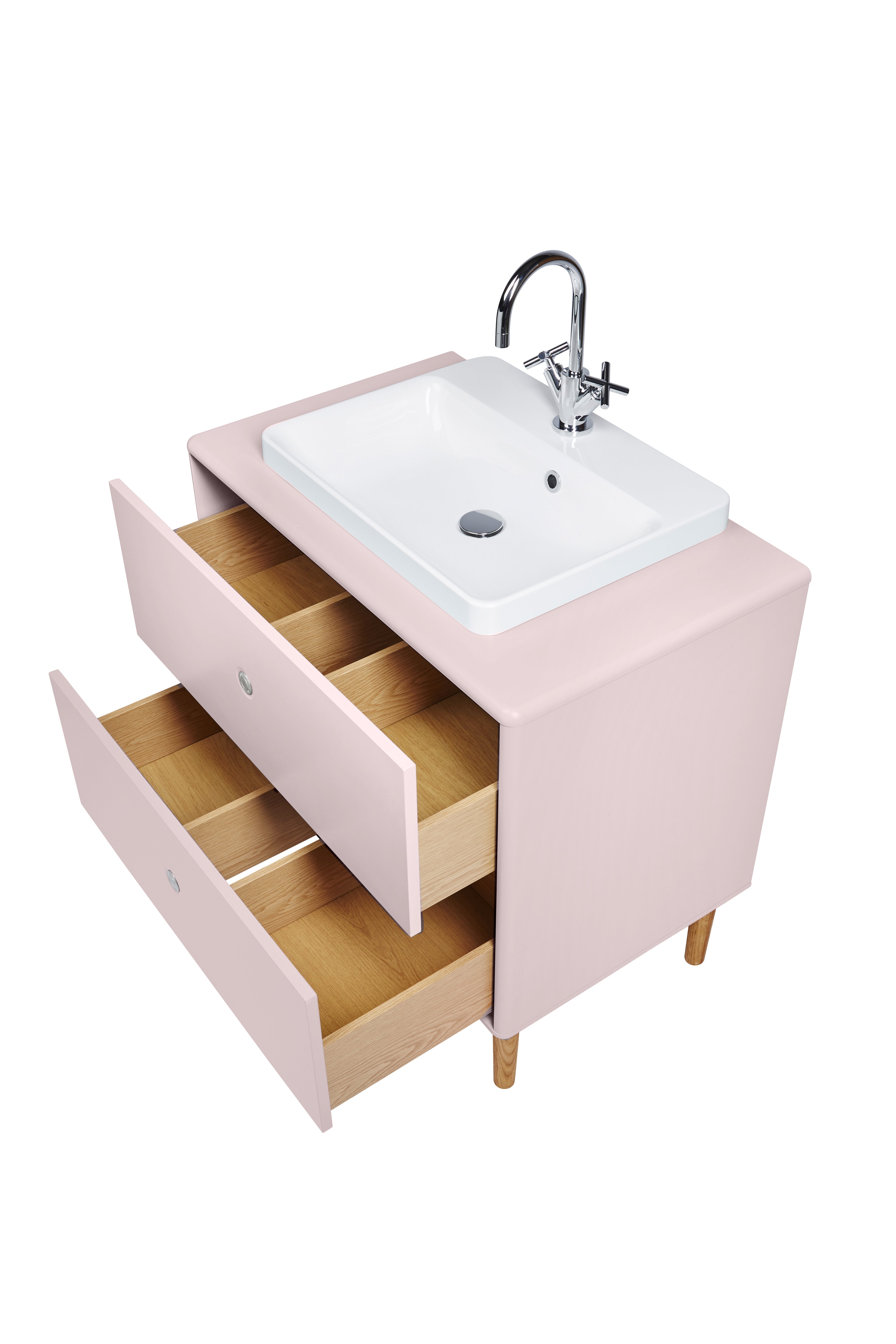 Color Bath Tvättställsbänk med tvättho, 2 lådor-Badrumsmöbler-Tenzo-peaceofhome.se