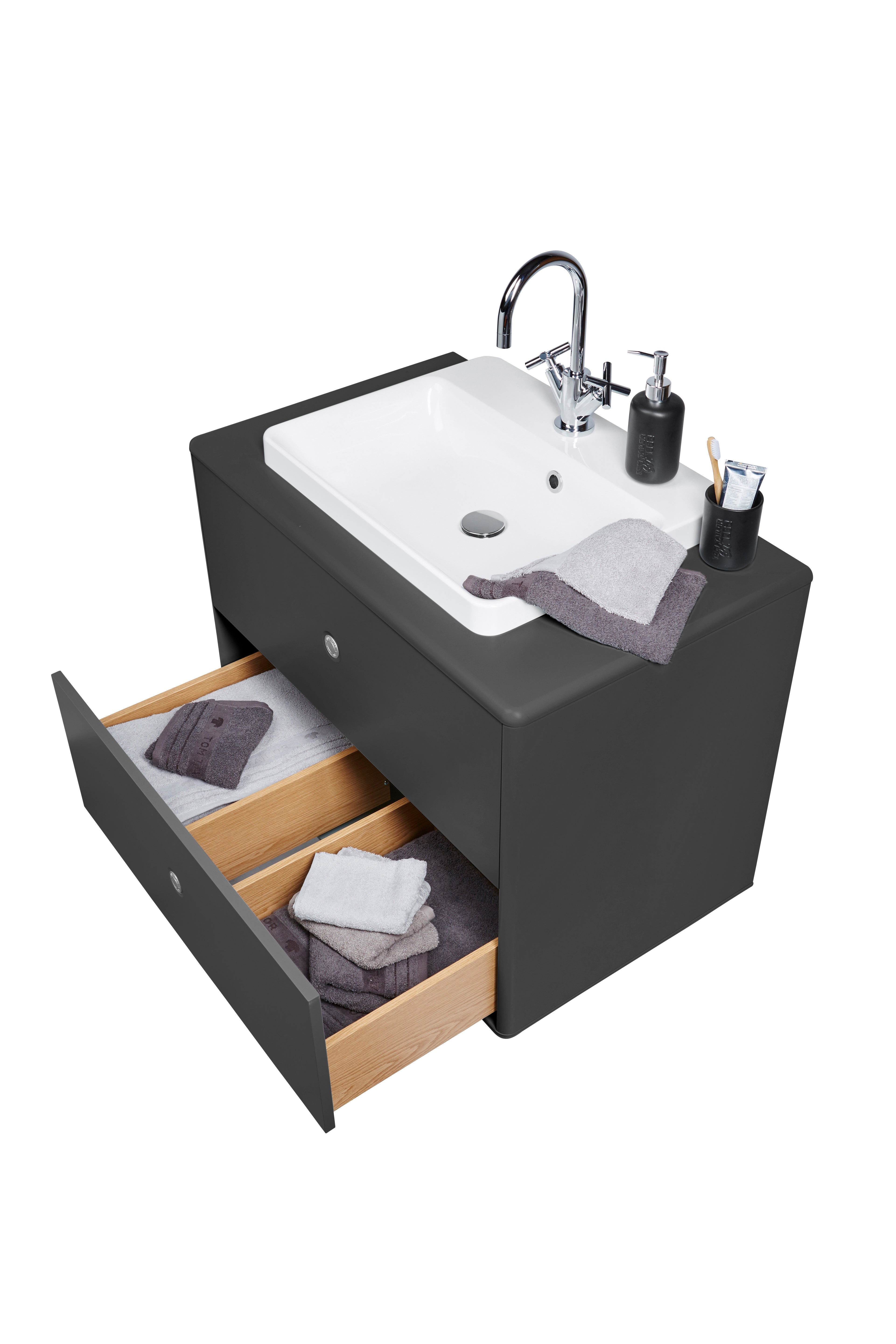 Color Bath Tvättställsbänk med tvättho, 2 lådor-Badrumsmöbler-Tenzo-peaceofhome.se