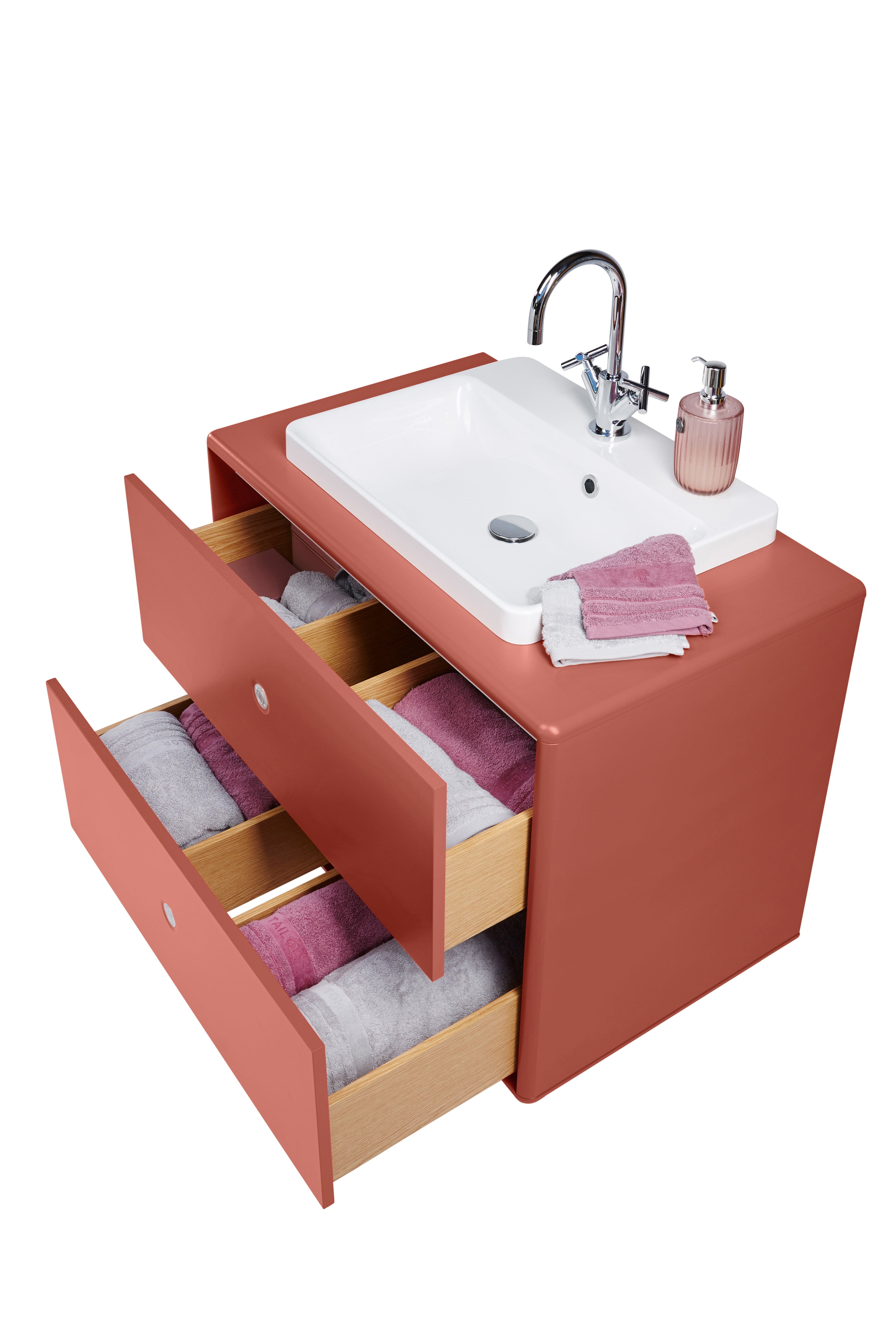 Color Bath Tvättställsbänk med tvättho, 2 lådor-Badrumsmöbler-Tenzo-peaceofhome.se