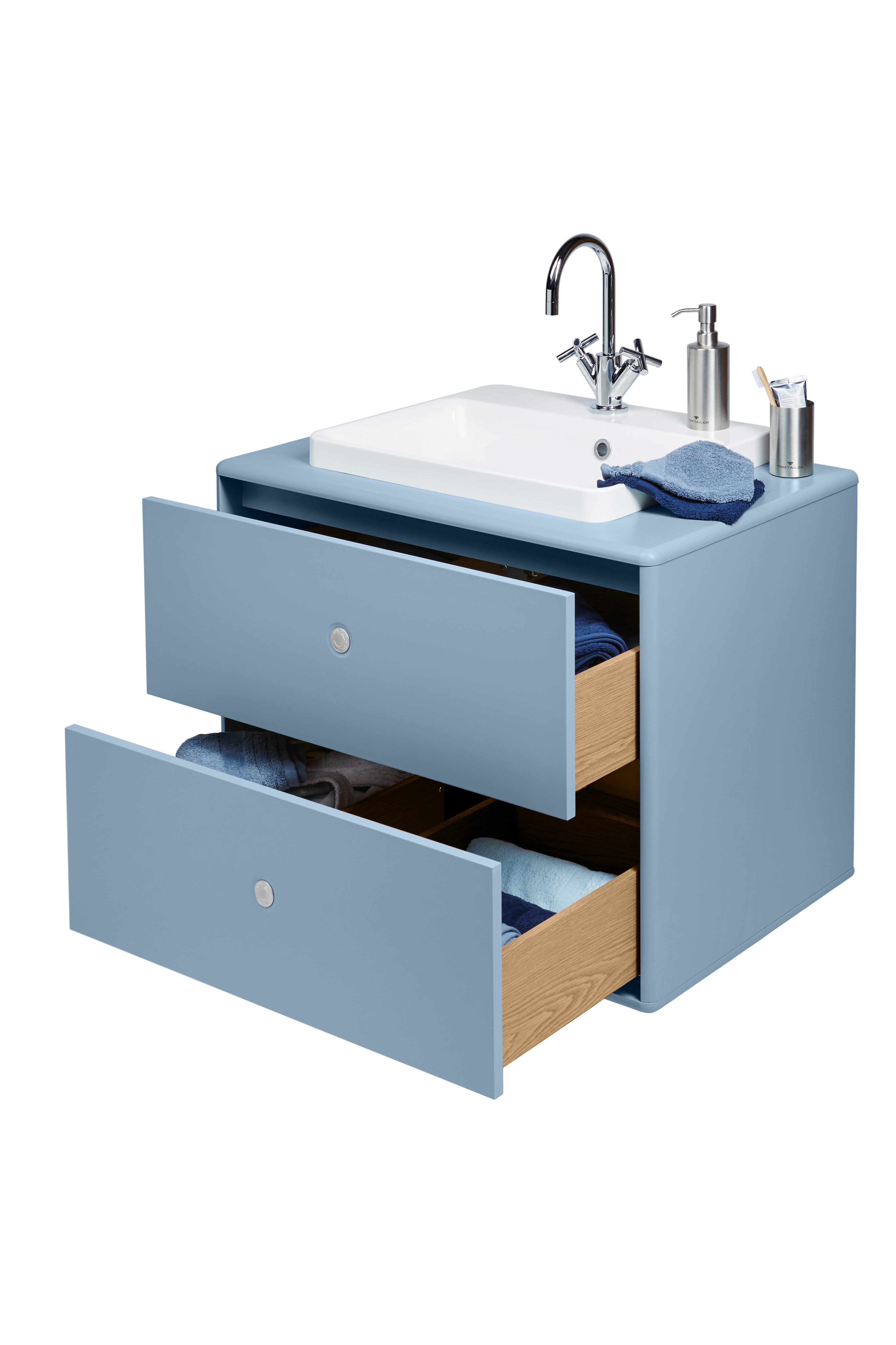 Color Bath Tvättställsbänk med tvättho, 2 lådor-Badrumsmöbler-Tenzo-peaceofhome.se