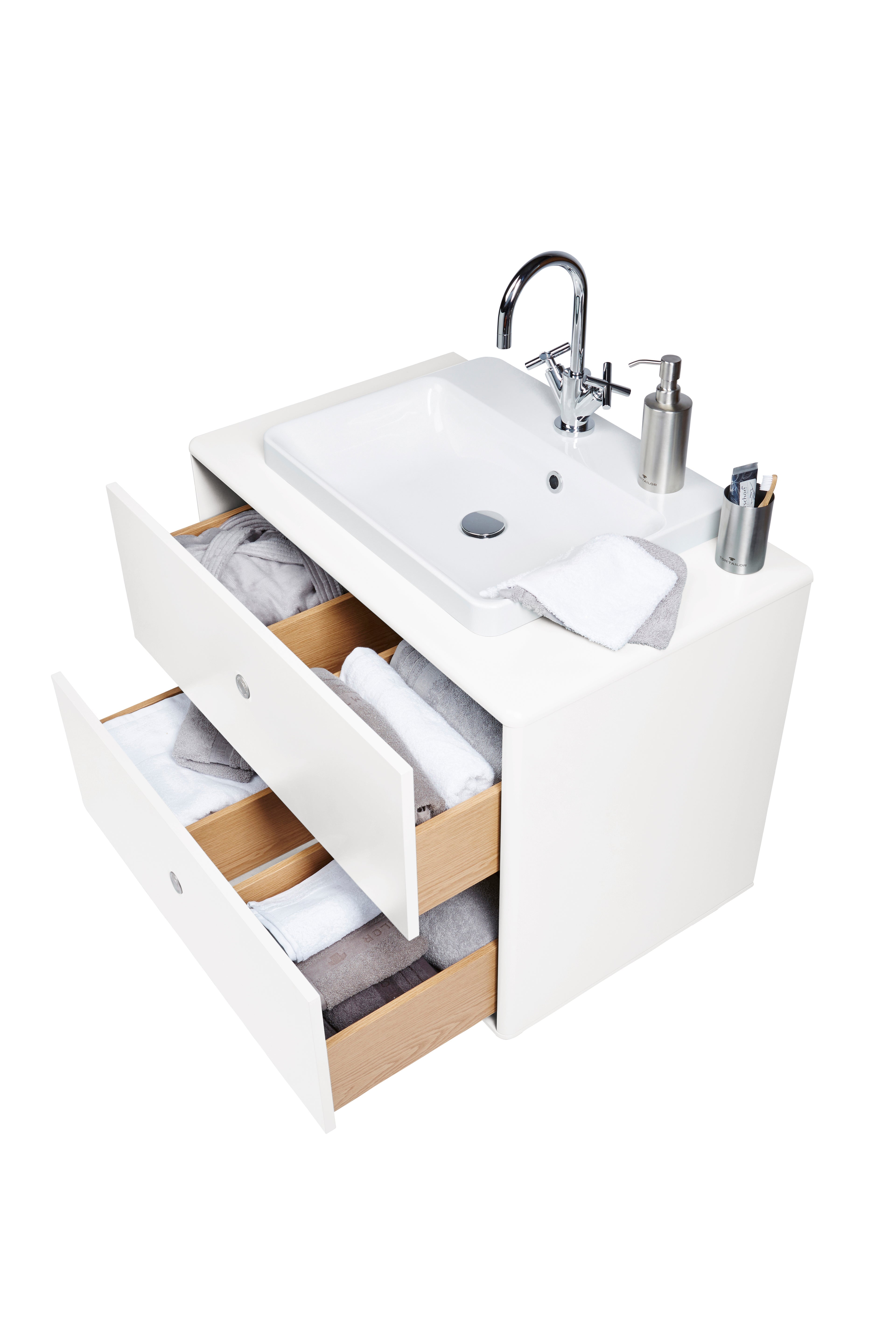 Color Bath Tvättställsbänk med tvättho, 2 lådor-Badrumsmöbler-Tenzo-peaceofhome.se