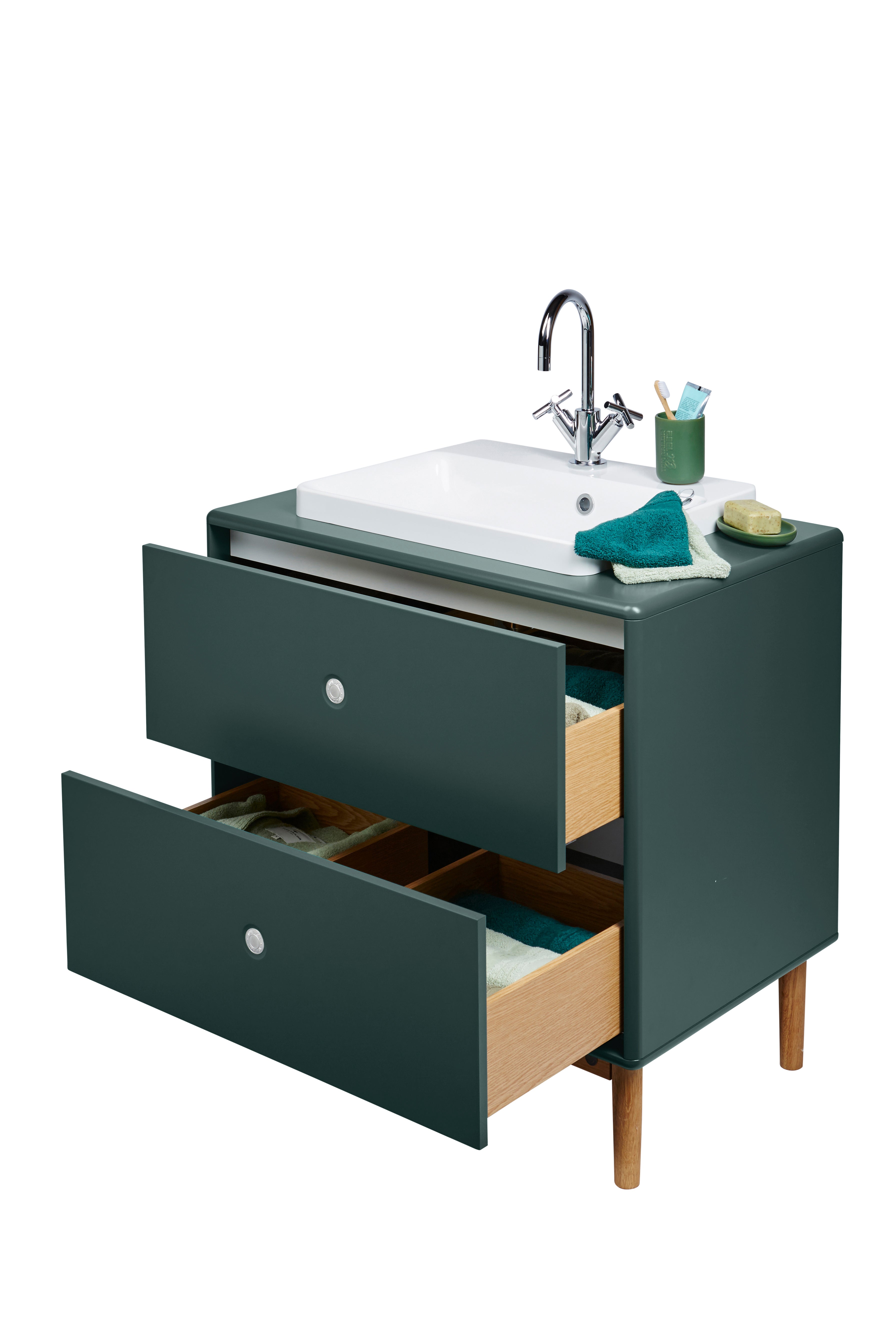 Color Bath Tvättställsbänk med tvättho, 2 lådor-Badrumsmöbler-Tenzo-peaceofhome.se