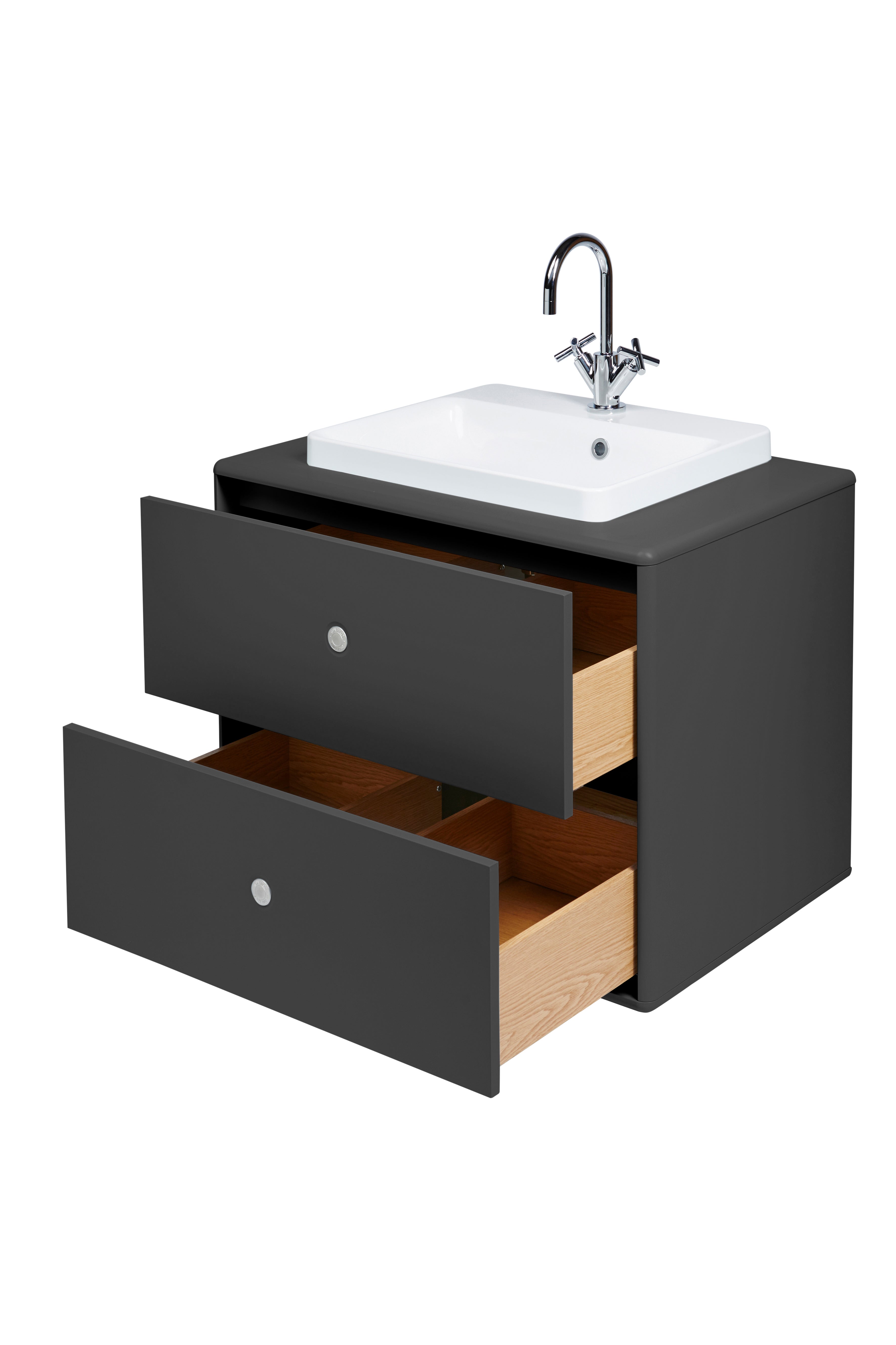 Color Bath Tvättställsbänk med tvättho, 2 lådor-Badrumsmöbler-Tenzo-peaceofhome.se