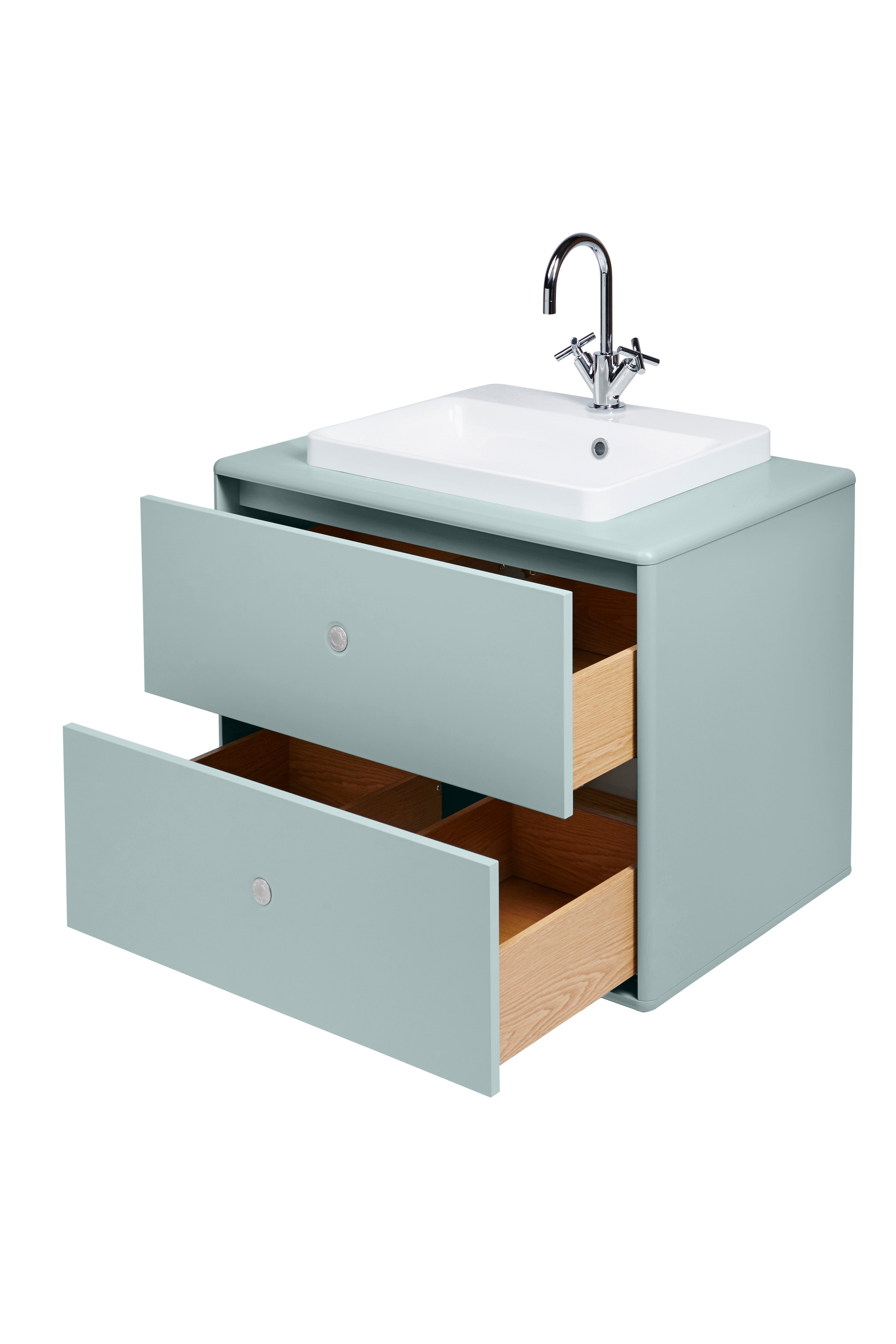 Color Bath Tvättställsbänk med tvättho, 2 lådor-Badrumsmöbler-Tenzo-peaceofhome.se