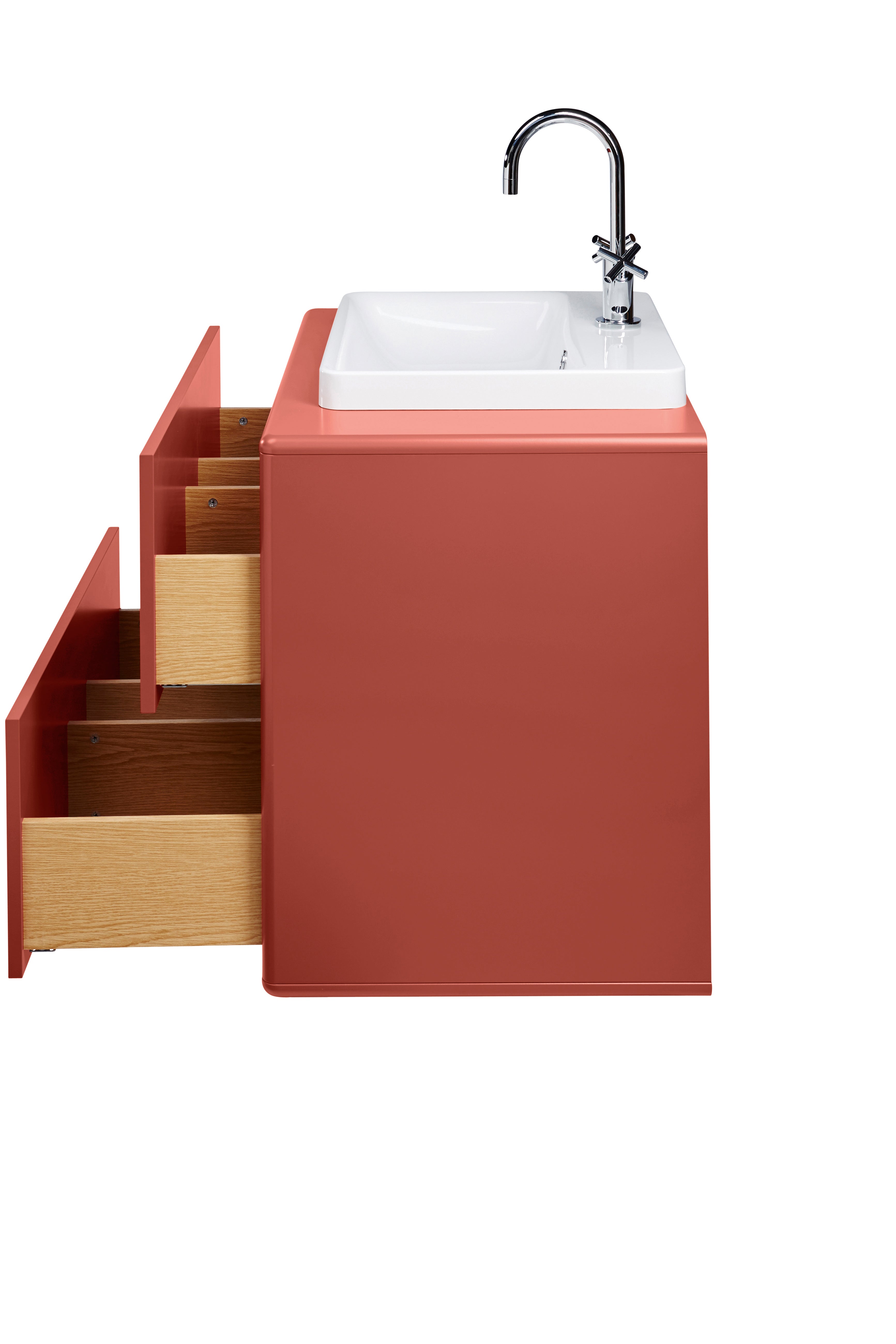 Color Bath Tvättställsbänk med tvättho, 2 lådor-Badrumsmöbler-Tenzo-peaceofhome.se