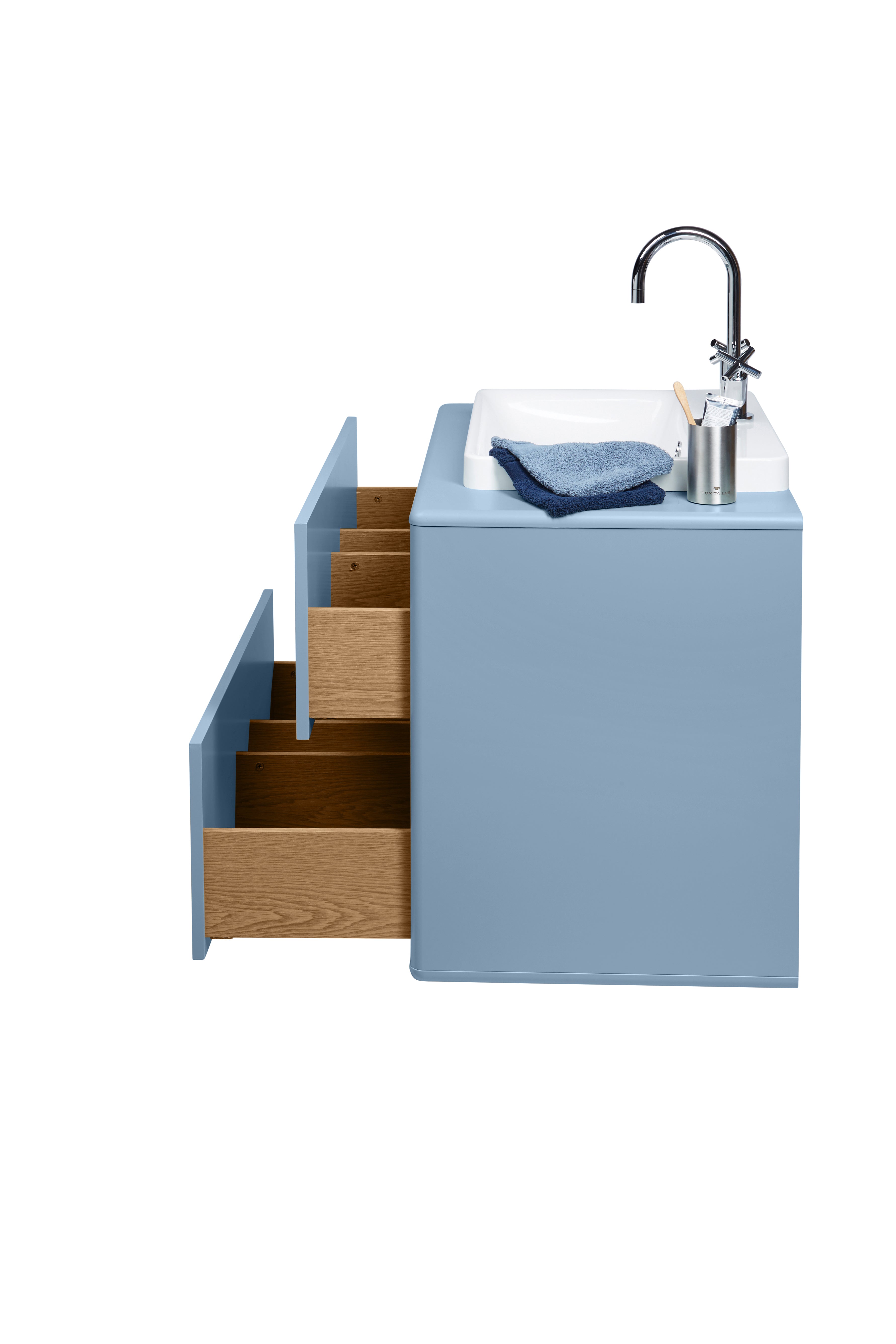 Color Bath Tvättställsbänk med tvättho, 2 lådor-Badrumsmöbler-Tenzo-peaceofhome.se