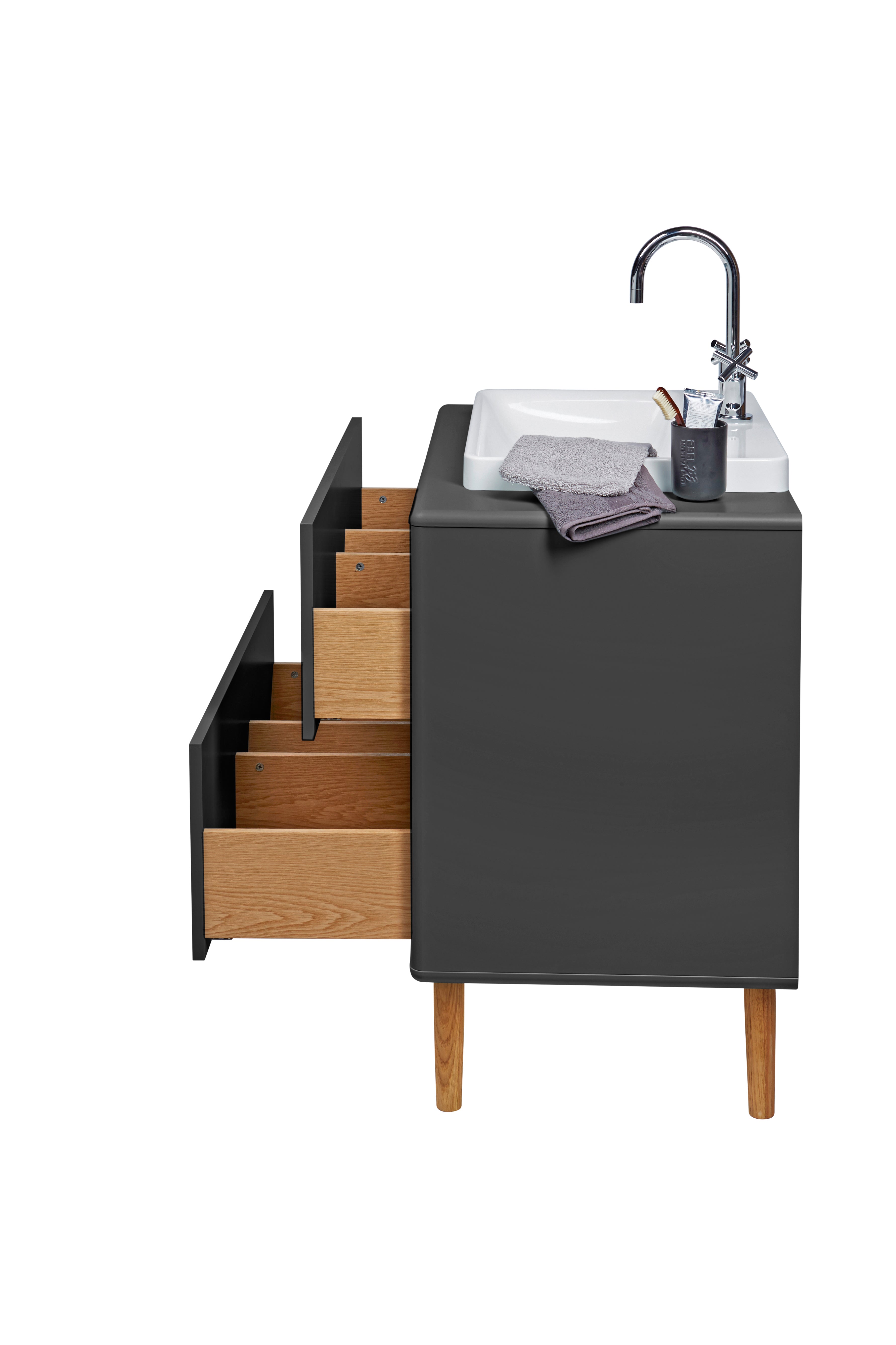 Color Bath Tvättställsbänk med tvättho, 2 lådor-Badrumsmöbler-Tenzo-peaceofhome.se