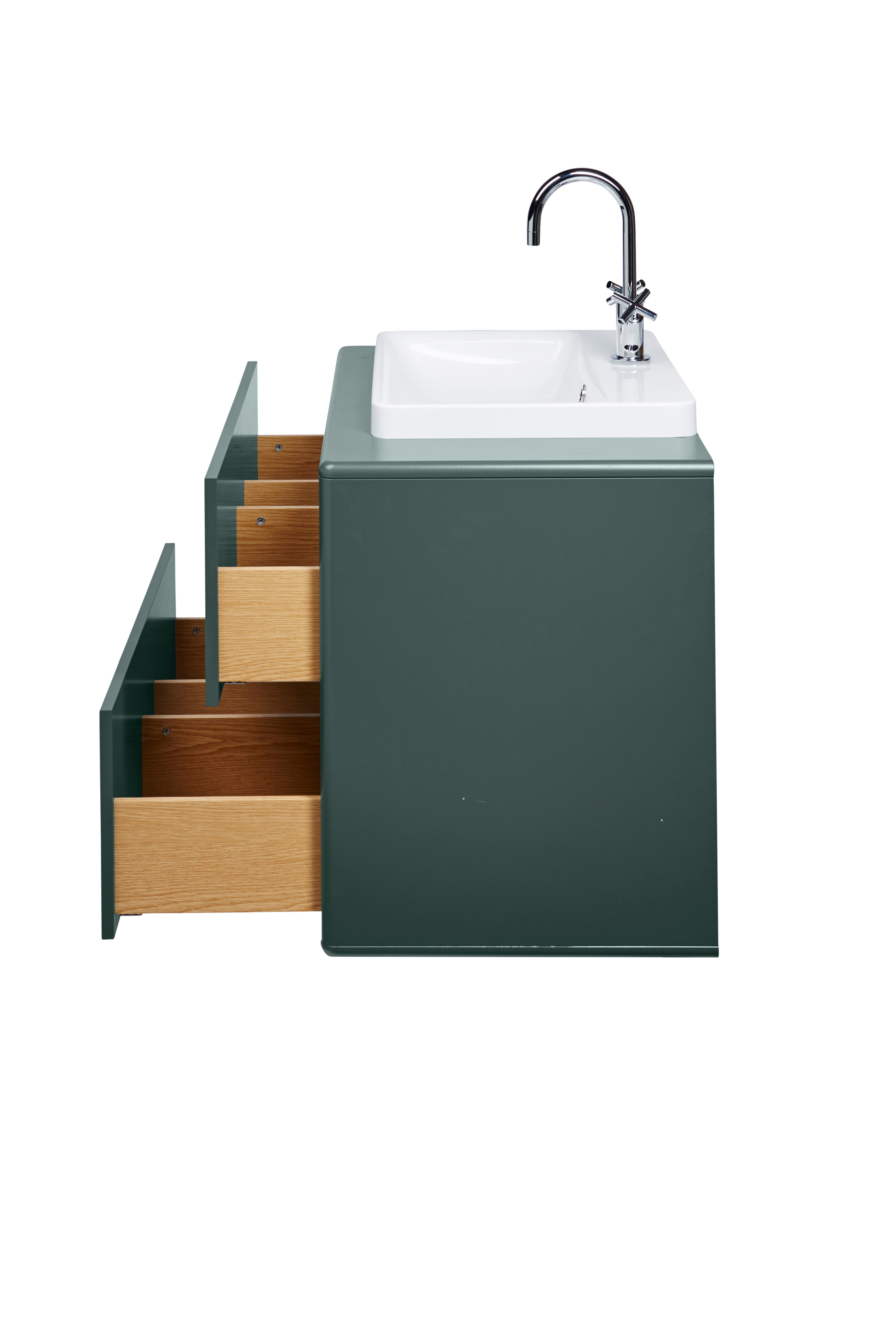 Color Bath Tvättställsbänk med tvättho, 2 lådor-Badrumsmöbler-Tenzo-peaceofhome.se