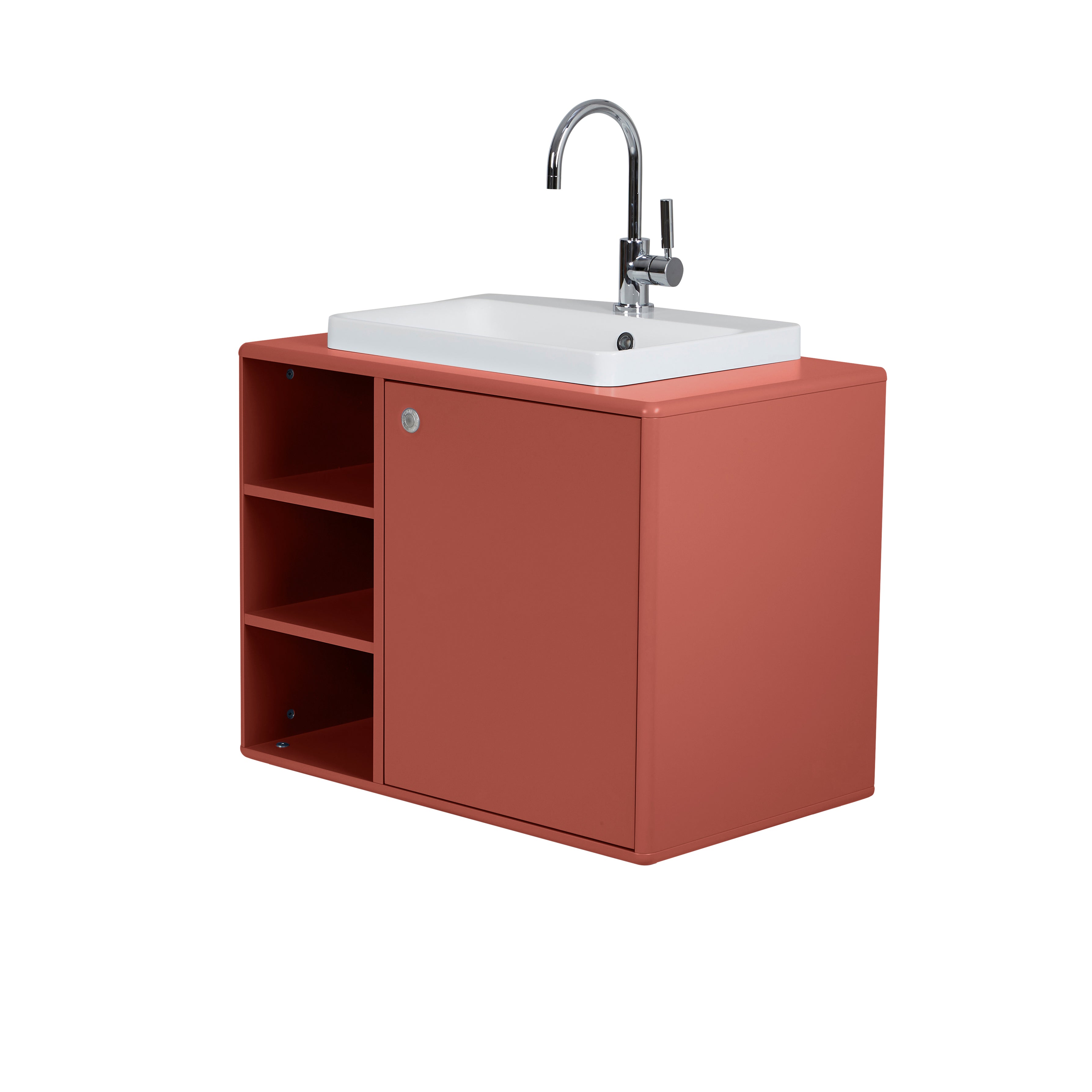 Color Bath Tvättställsbänk med tvättho, 3 fack, 1 dörr-Badrumsmöbler-Tenzo-peaceofhome.se