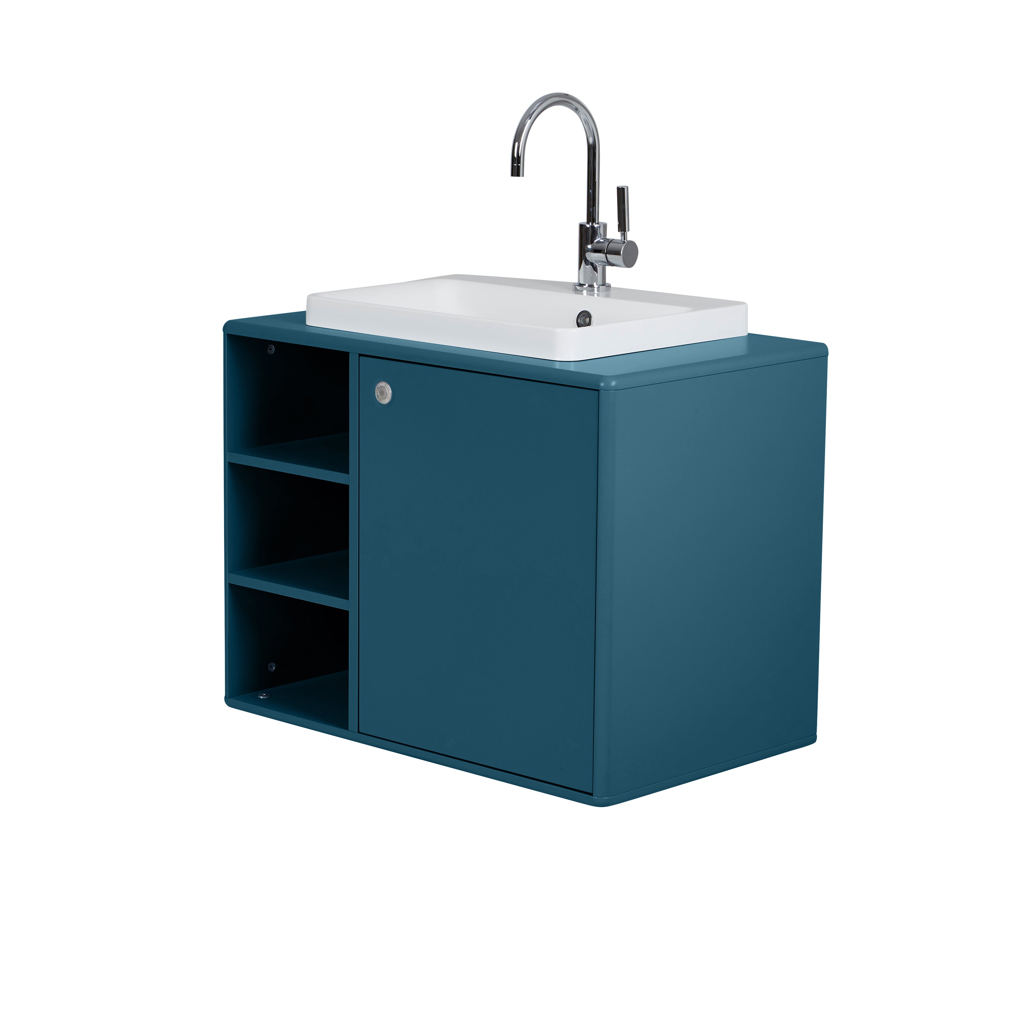 Color Bath Tvättställsbänk med tvättho, 3 fack, 1 dörr-Badrumsmöbler-Tenzo-peaceofhome.se