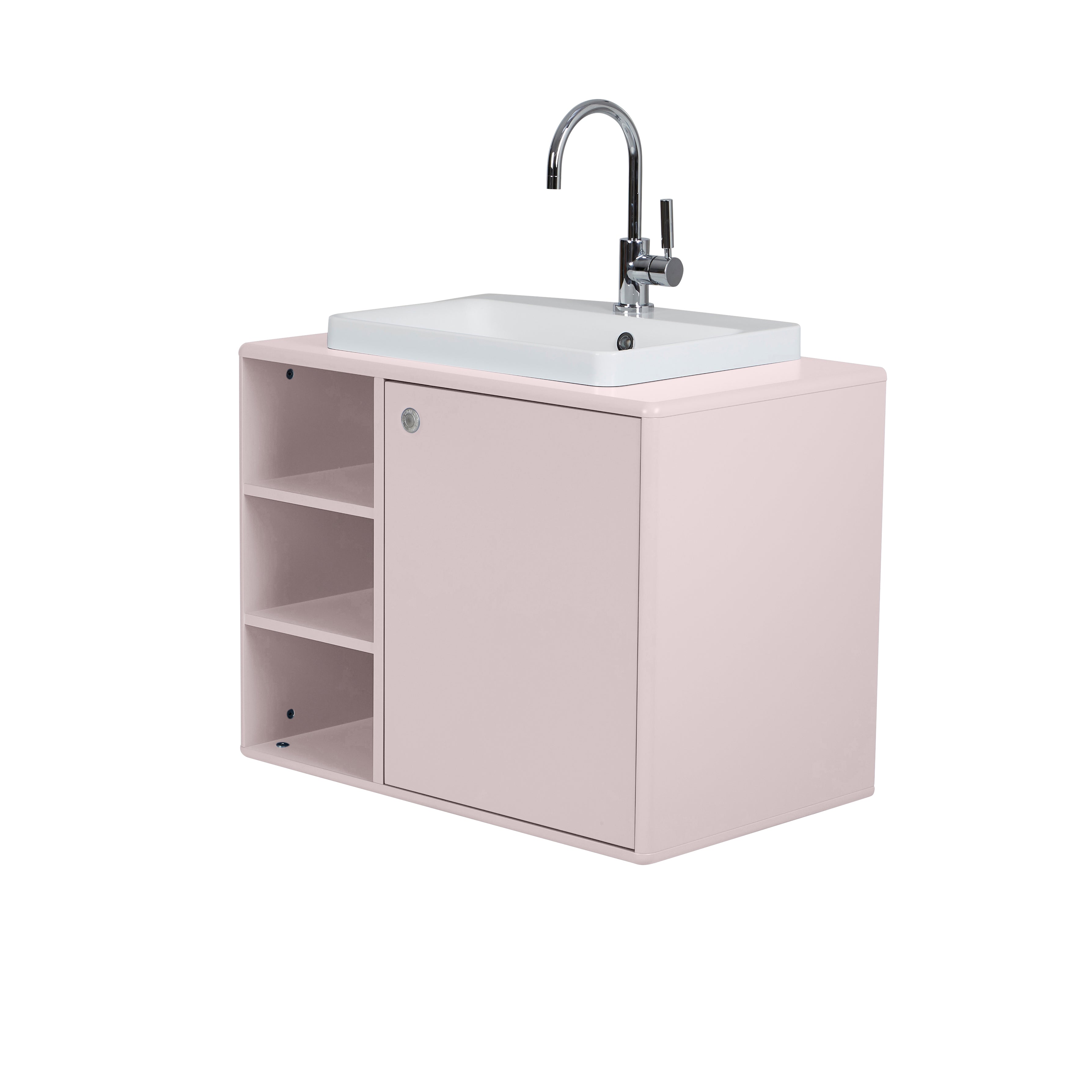 Color Bath Tvättställsbänk med tvättho, 3 fack, 1 dörr-Badrumsmöbler-Tenzo-peaceofhome.se