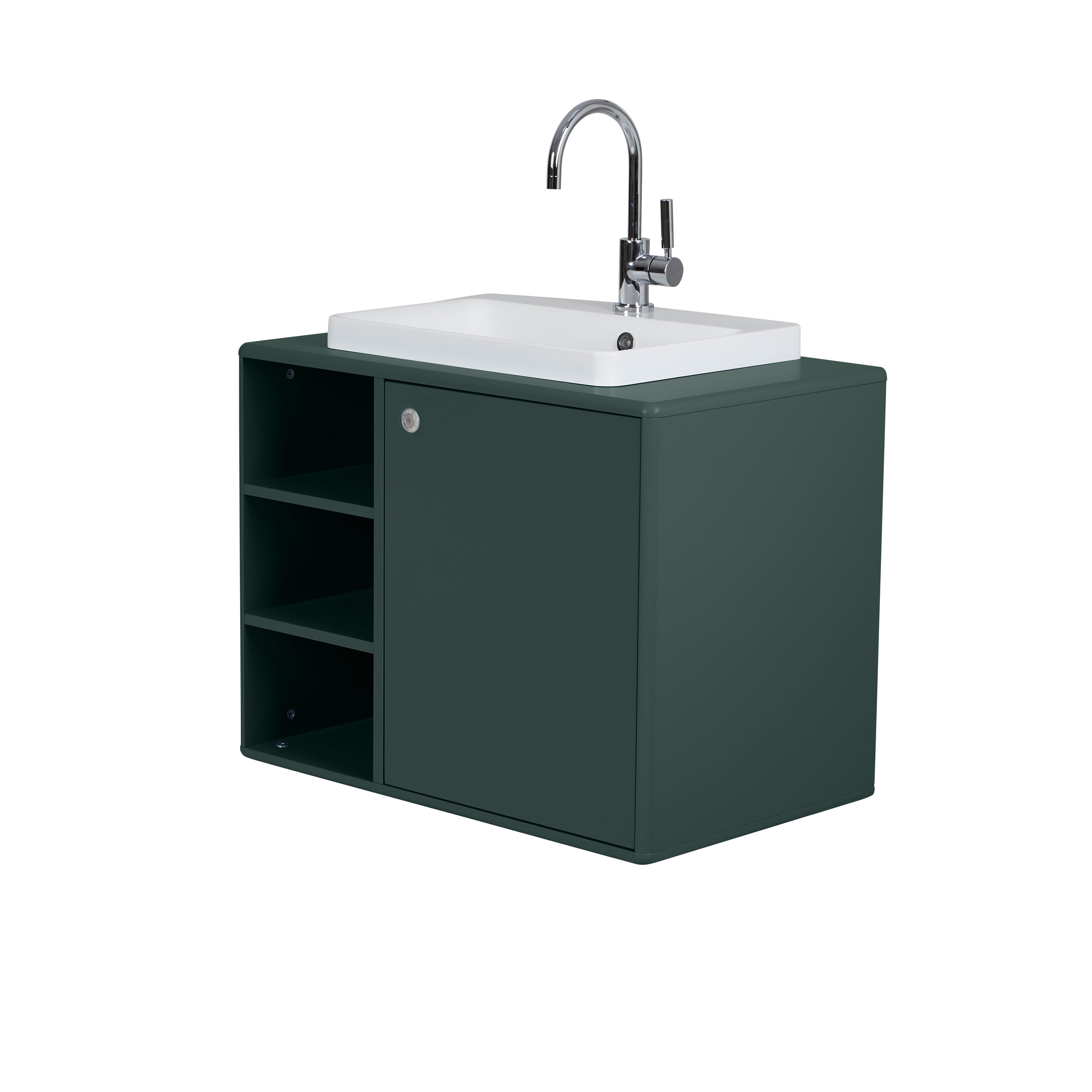 Color Bath Tvättställsbänk med tvättho, 3 fack, 1 dörr-Badrumsmöbler-Tenzo-peaceofhome.se