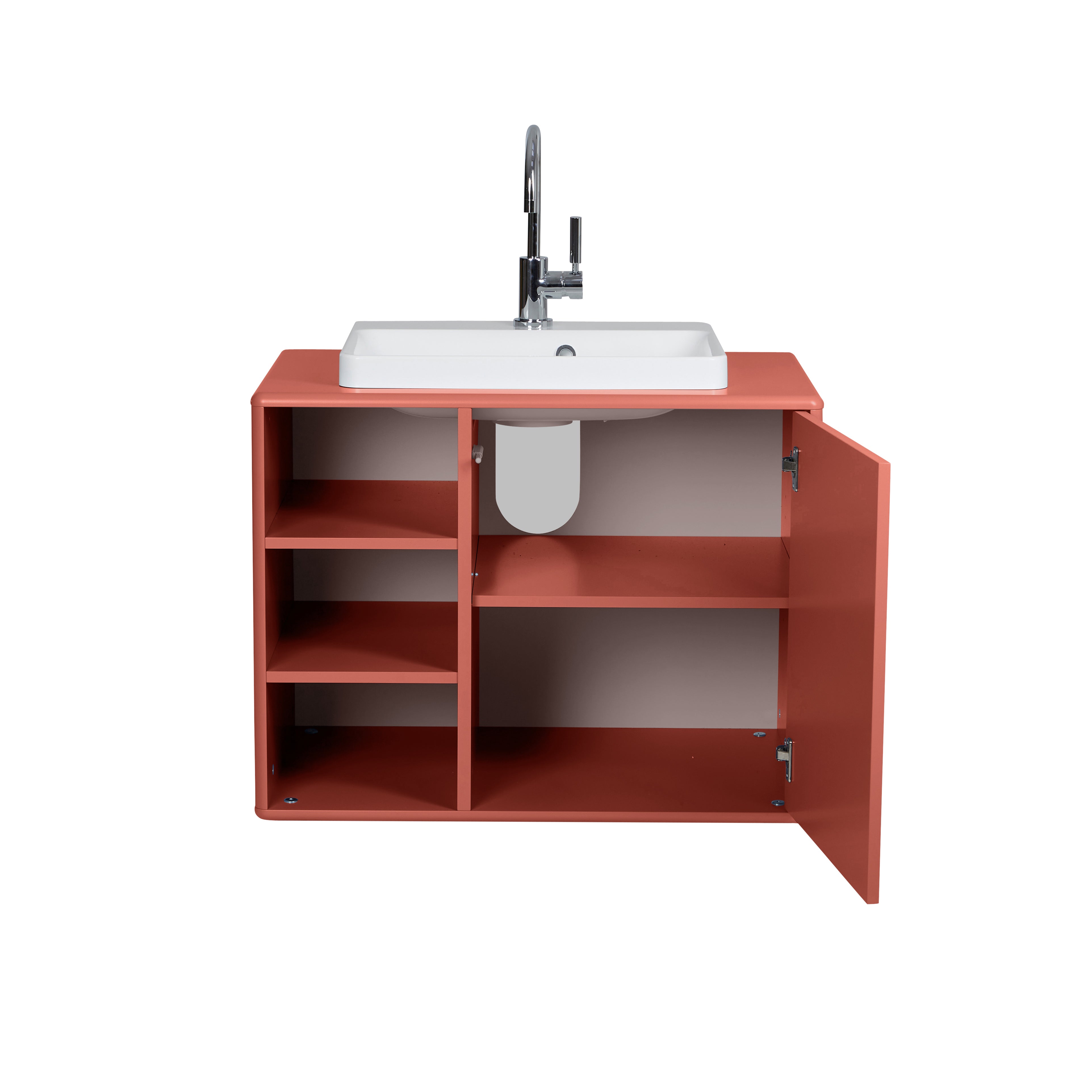 Color Bath Tvättställsbänk med tvättho, 3 fack, 1 dörr-Badrumsmöbler-Tenzo-peaceofhome.se