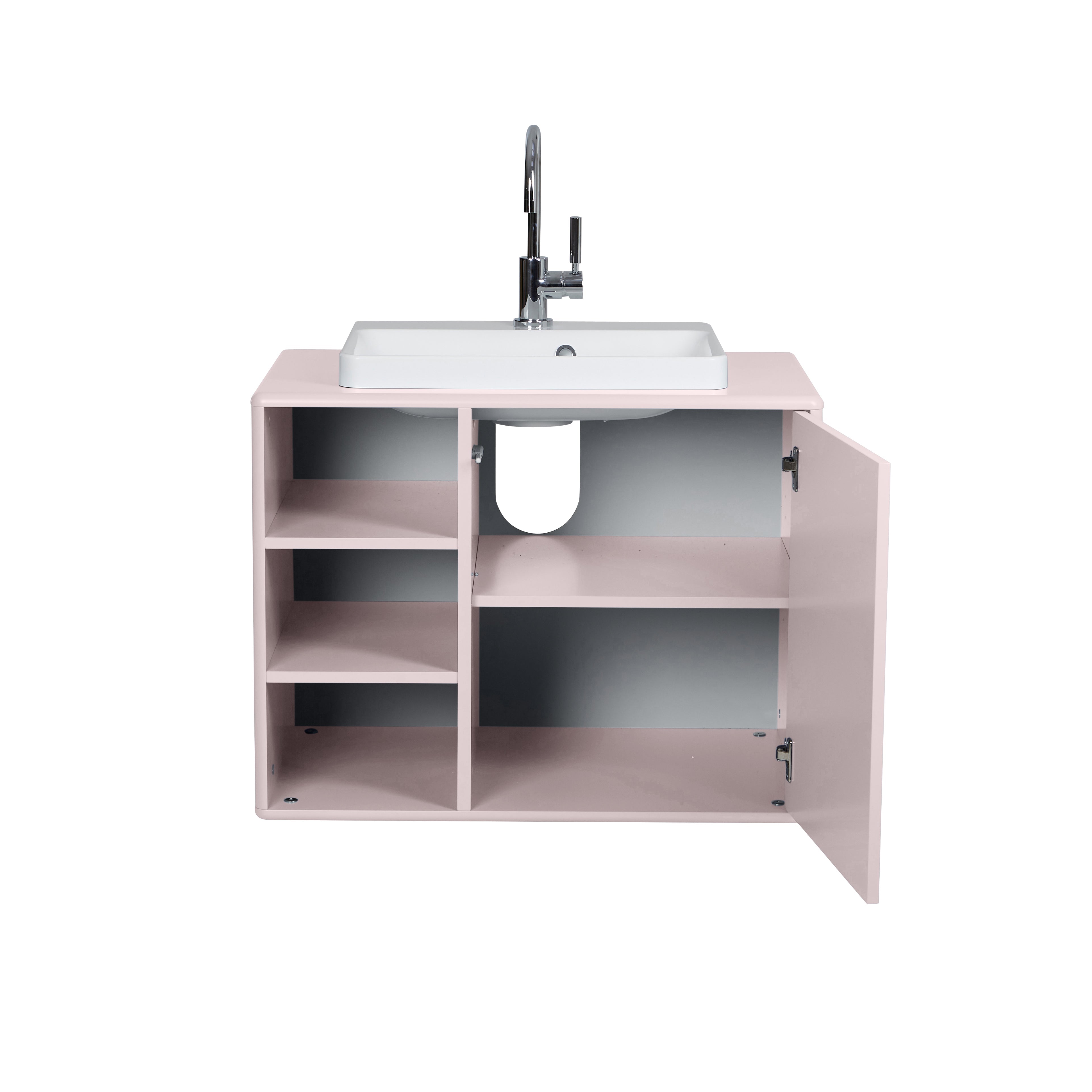 Color Bath Tvättställsbänk med tvättho, 3 fack, 1 dörr-Badrumsmöbler-Tenzo-peaceofhome.se