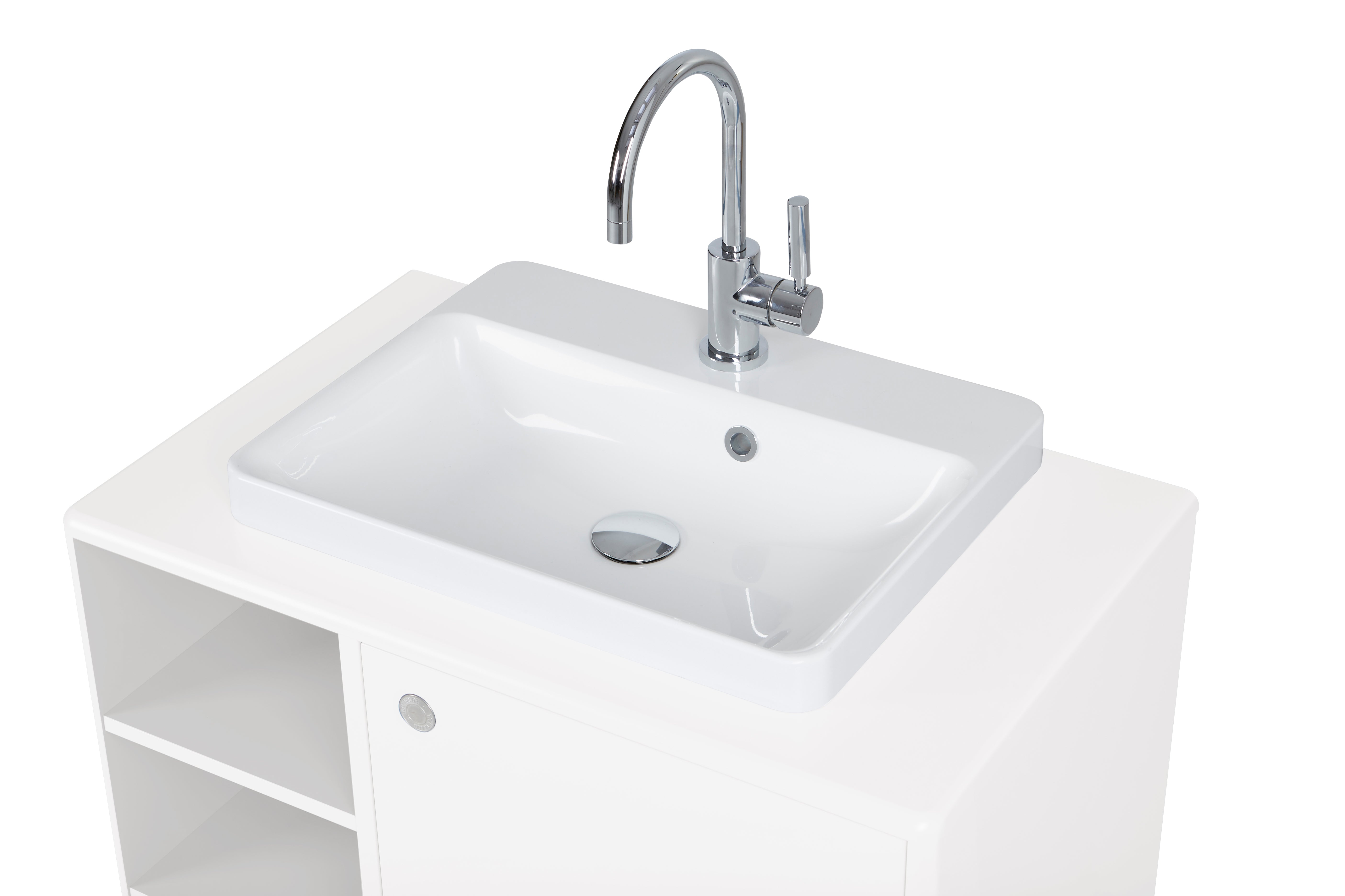 Color Bath Tvättställsbänk med tvättho, 3 fack, 1 dörr-Badrumsmöbler-Tenzo-peaceofhome.se