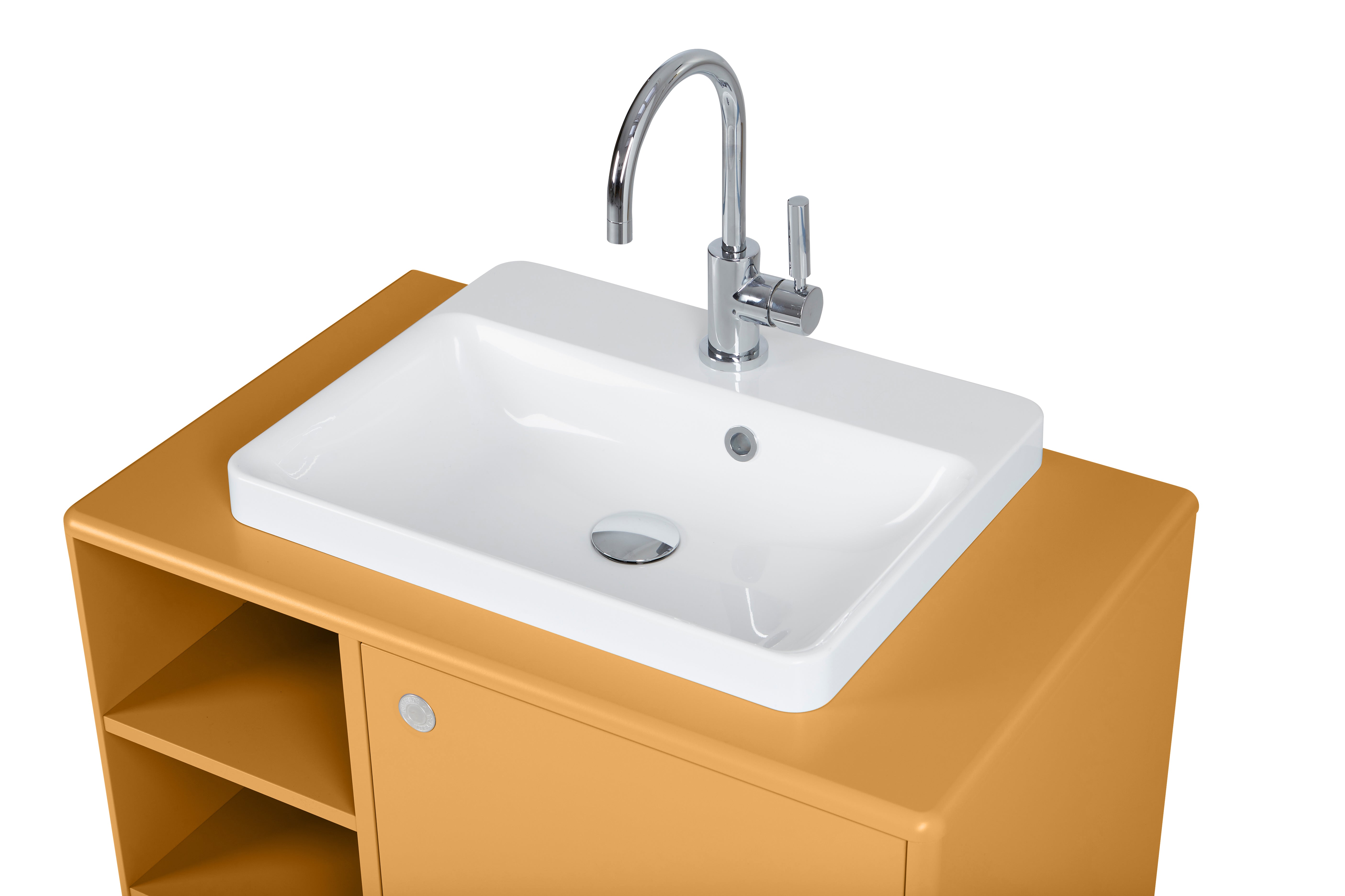 Color Bath Tvättställsbänk med tvättho, 3 fack, 1 dörr-Badrumsmöbler-Tenzo-peaceofhome.se