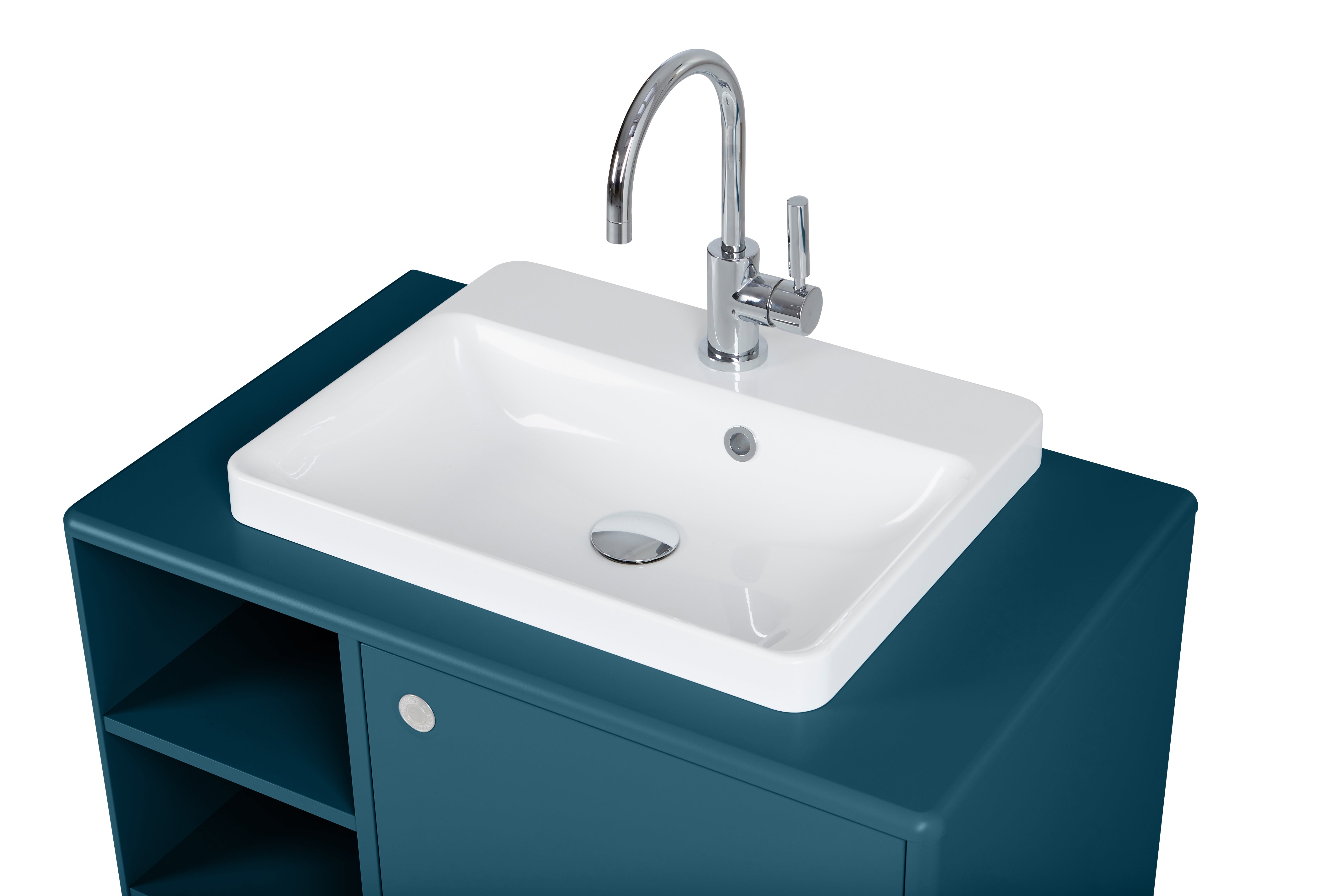 Color Bath Tvättställsbänk med tvättho, 3 fack, 1 dörr-Badrumsmöbler-Tenzo-peaceofhome.se