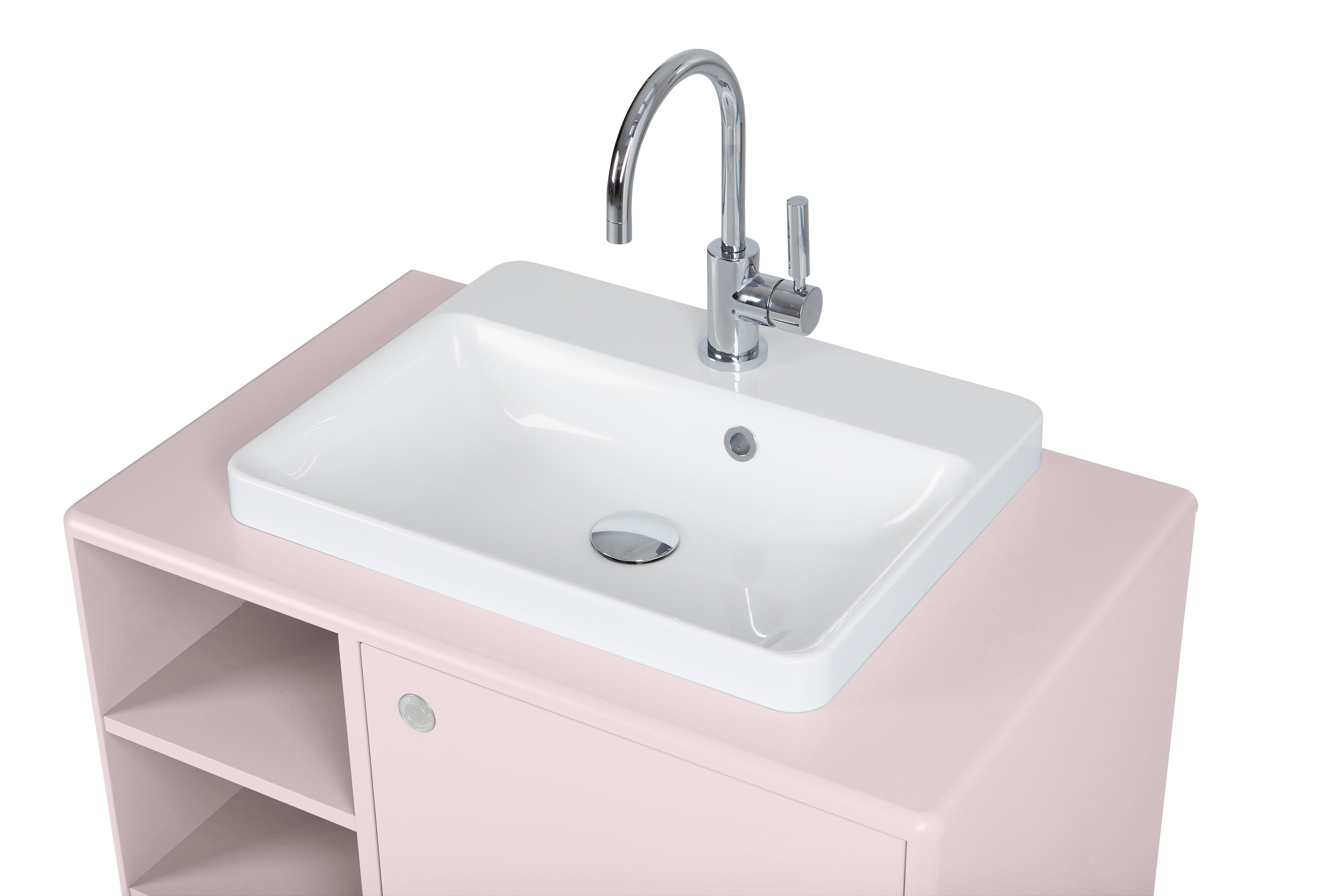 Color Bath Tvättställsbänk med tvättho, 3 fack, 1 dörr-Badrumsmöbler-Tenzo-peaceofhome.se