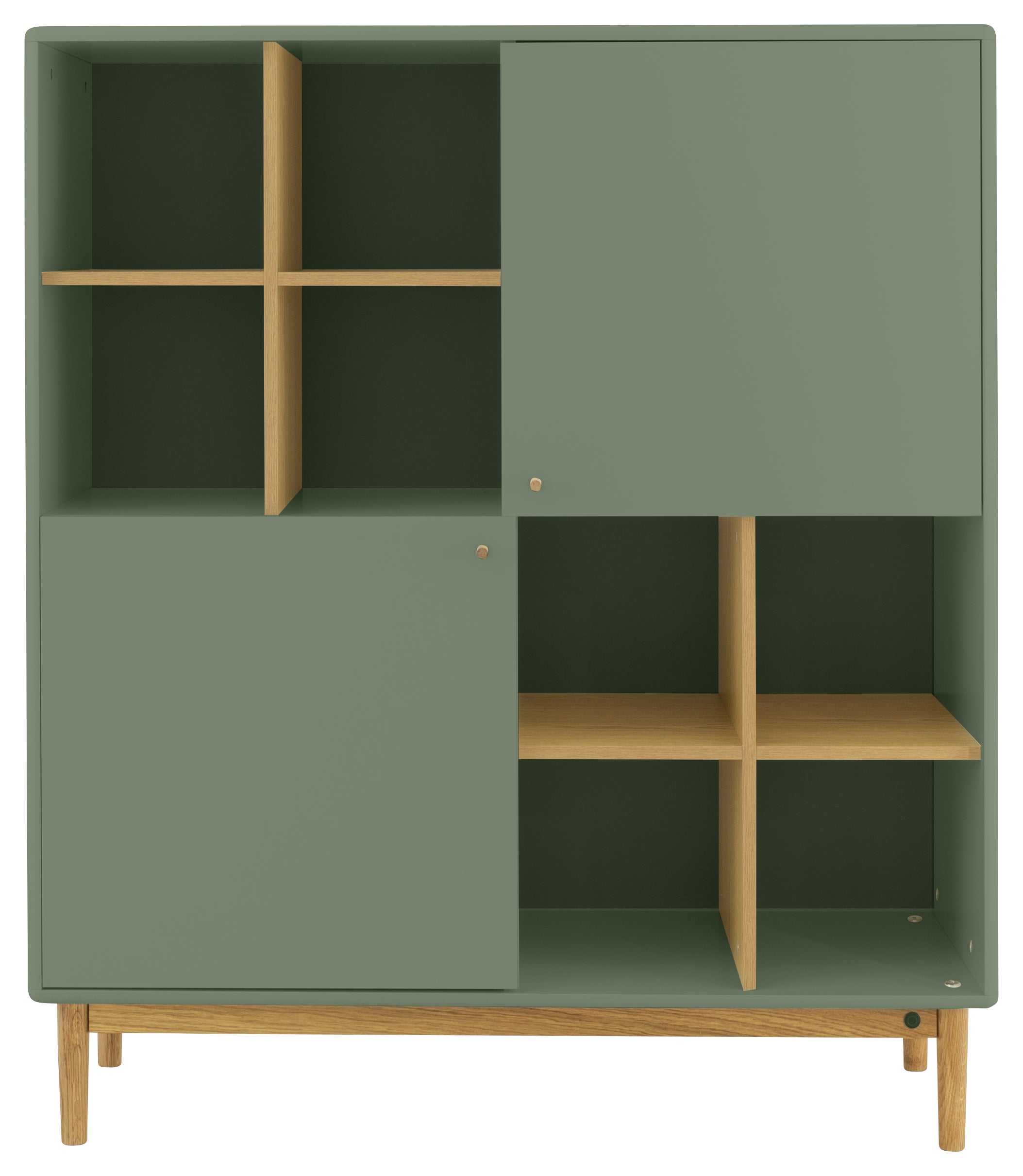 Color Living Högskåp 2 dörrar, 8 fack-Förvaringsmöbler-Tenzo-peaceofhome.se