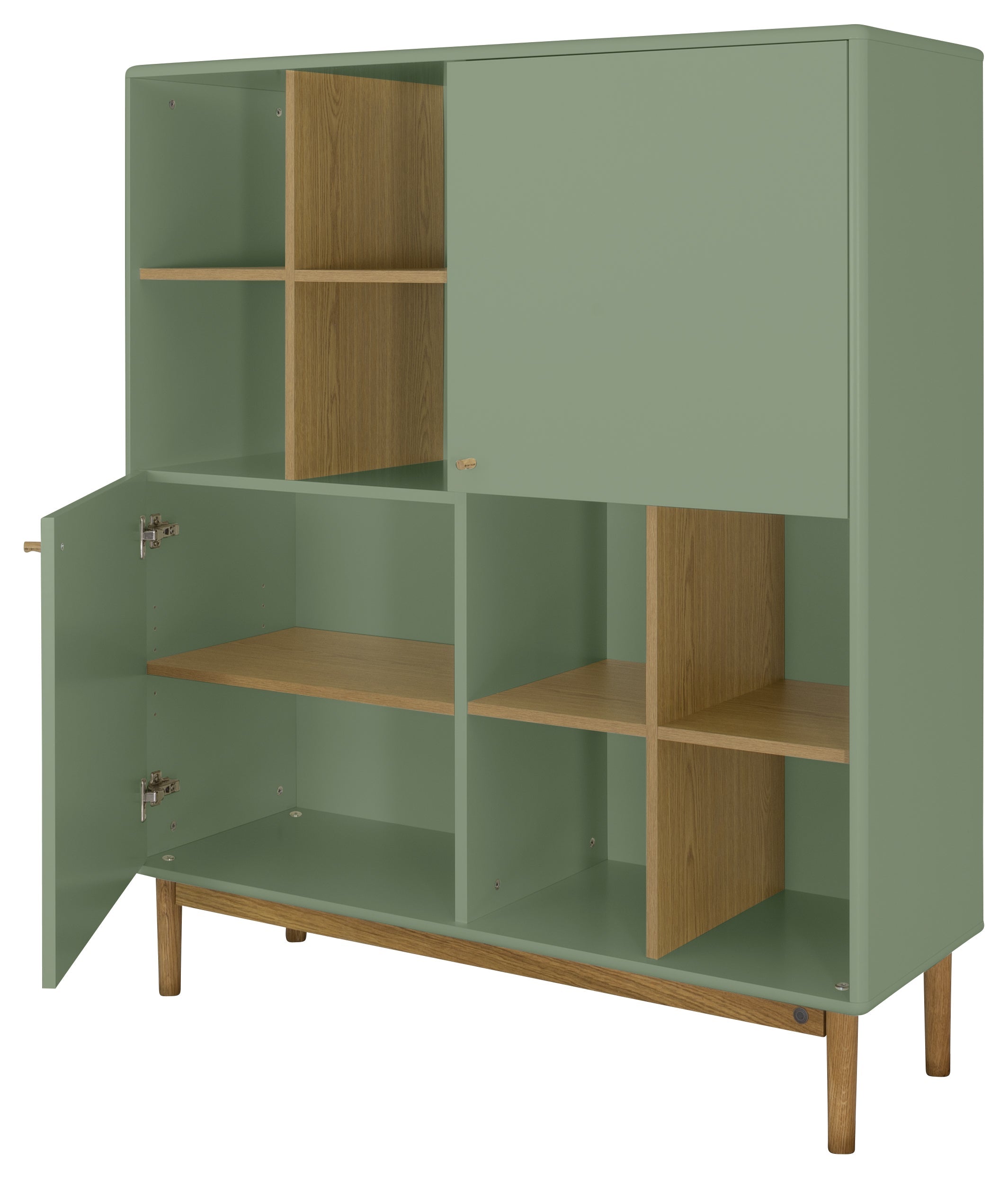 Color Living Högskåp 2 dörrar, 8 fack-Förvaringsmöbler-Tenzo-peaceofhome.se