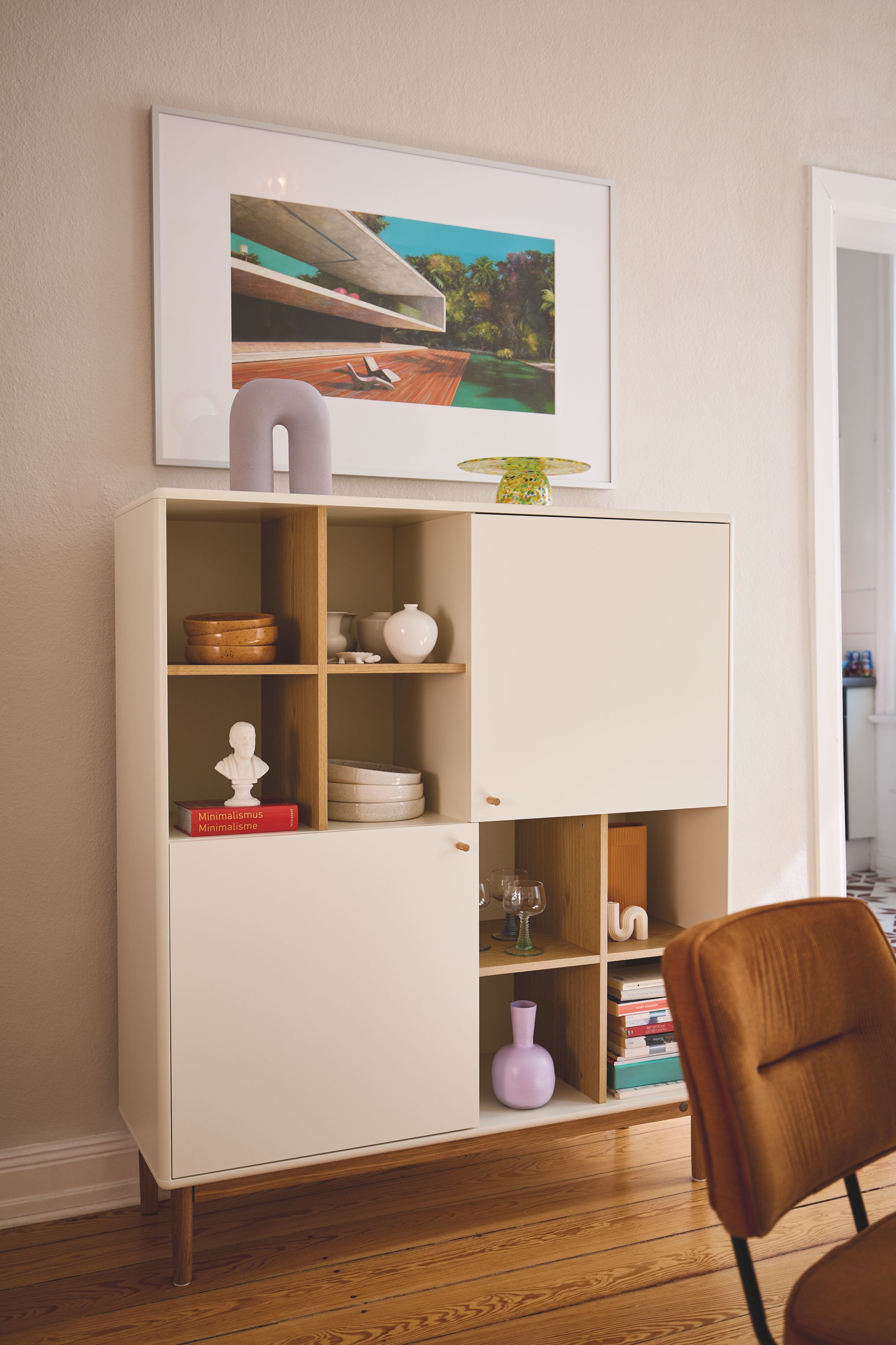 Color Living Högskåp 2 dörrar, 8 fack-Förvaringsmöbler-Tenzo-peaceofhome.se