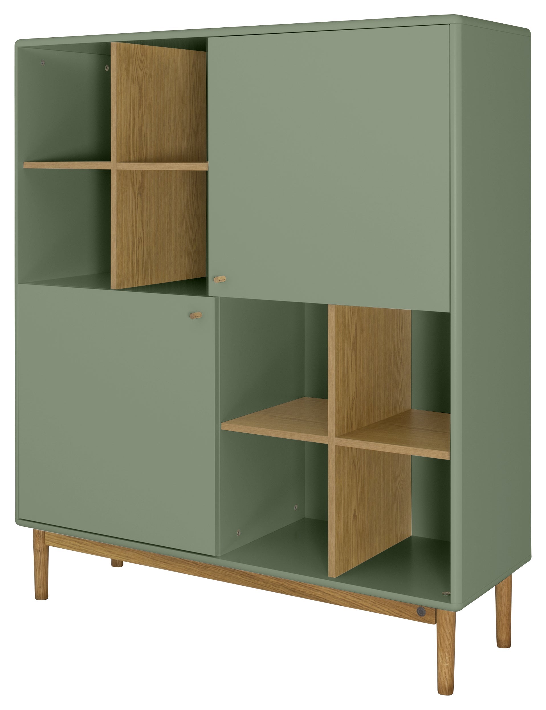 Color Living Högskåp 2 dörrar, 8 fack-Förvaringsmöbler-Tenzo-peaceofhome.se