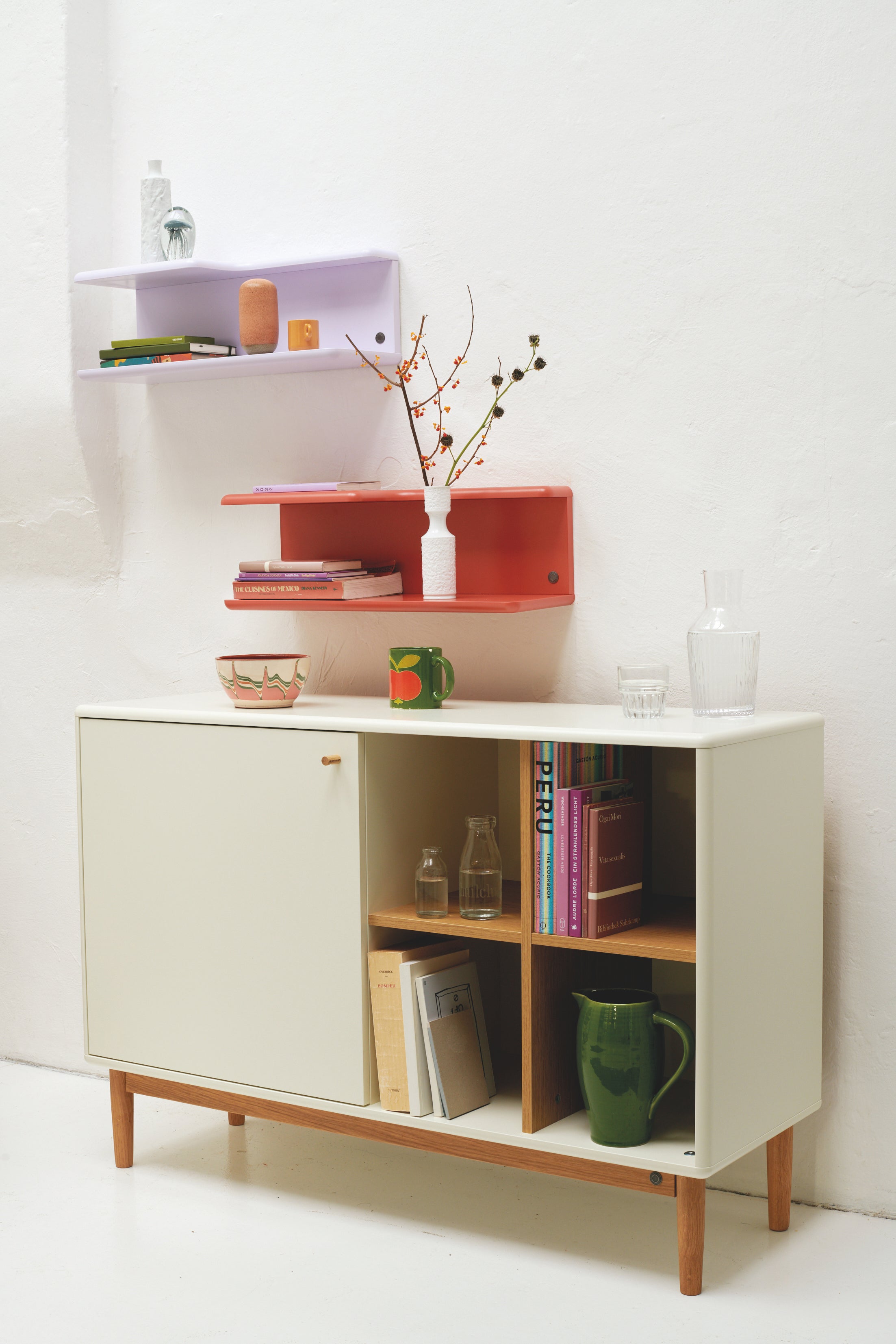 Color Living Sideboard 1 dörr, 4 fack-Förvaringsmöbler-Tenzo-peaceofhome.se